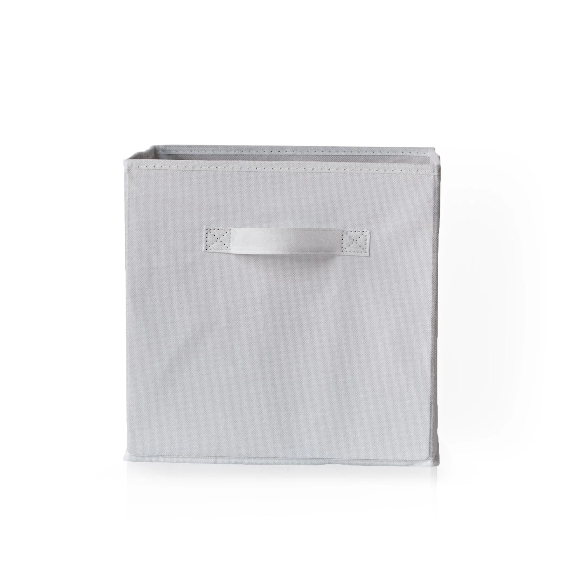 Cara 8 Cube Shelf Unit & 4 Chalk White Handled Box Drawers - Image 7