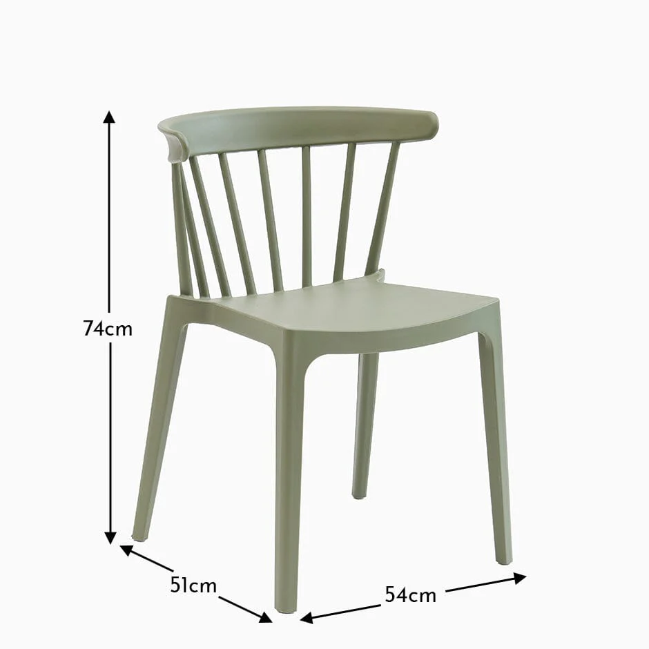Agatha Green Dining Chairs - Set of 2 - Image 9