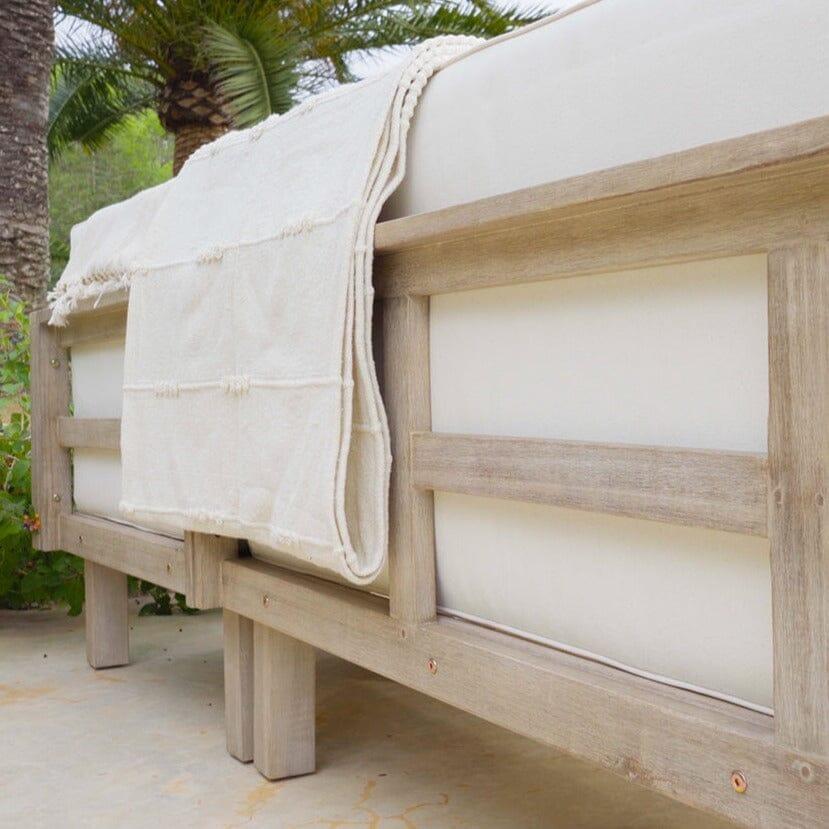 Outlet - Akira 5 Seater Wooden Garden Corner Sofa - Image 6