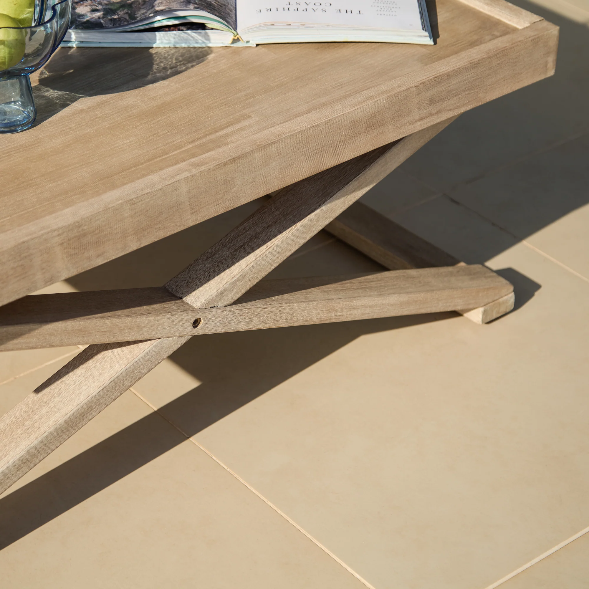 Akira 8 Seater Wooden Garden Set with Coffee - Image 4