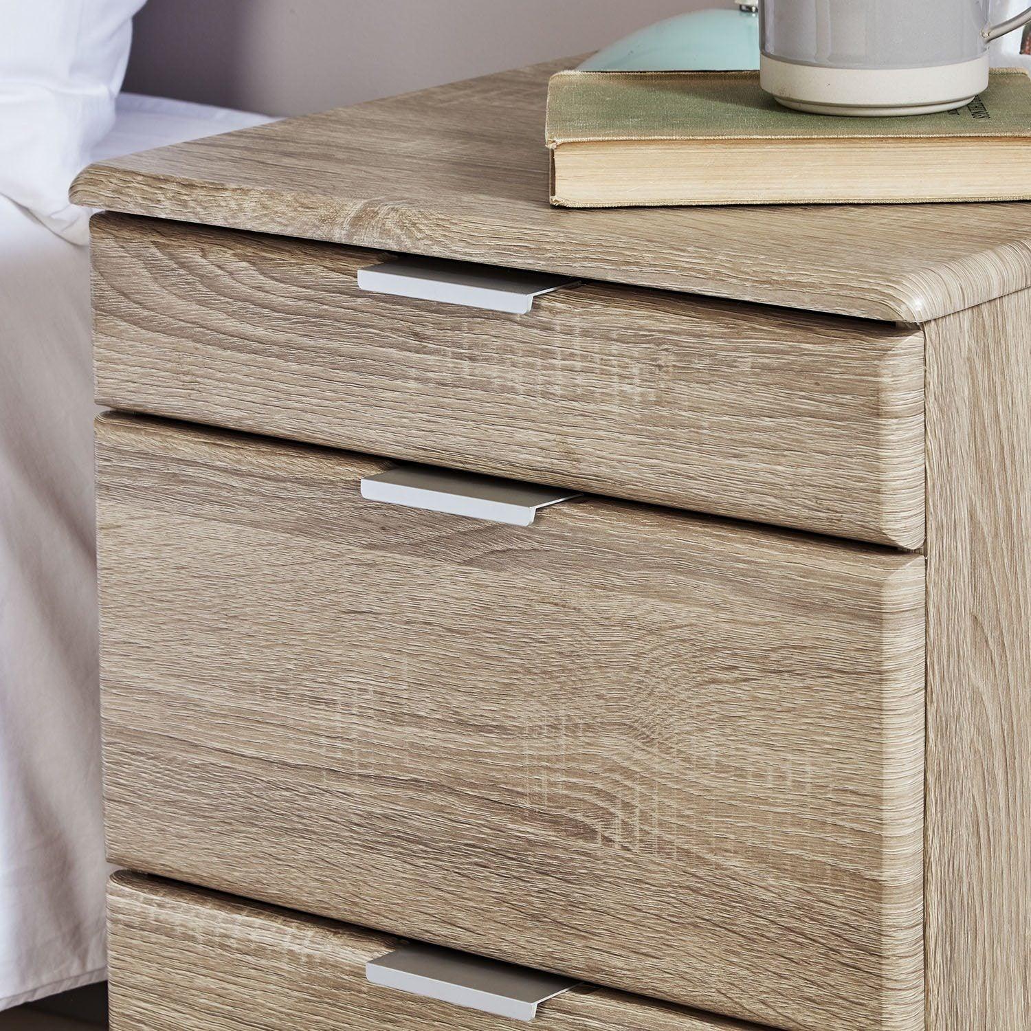 Outlet – Ayla bedside table - light oak - Image 5