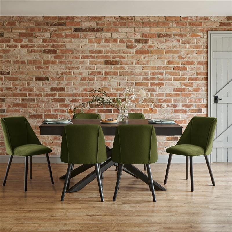 Amelia Black Wood Dining Table - Non Extendable - Image 5