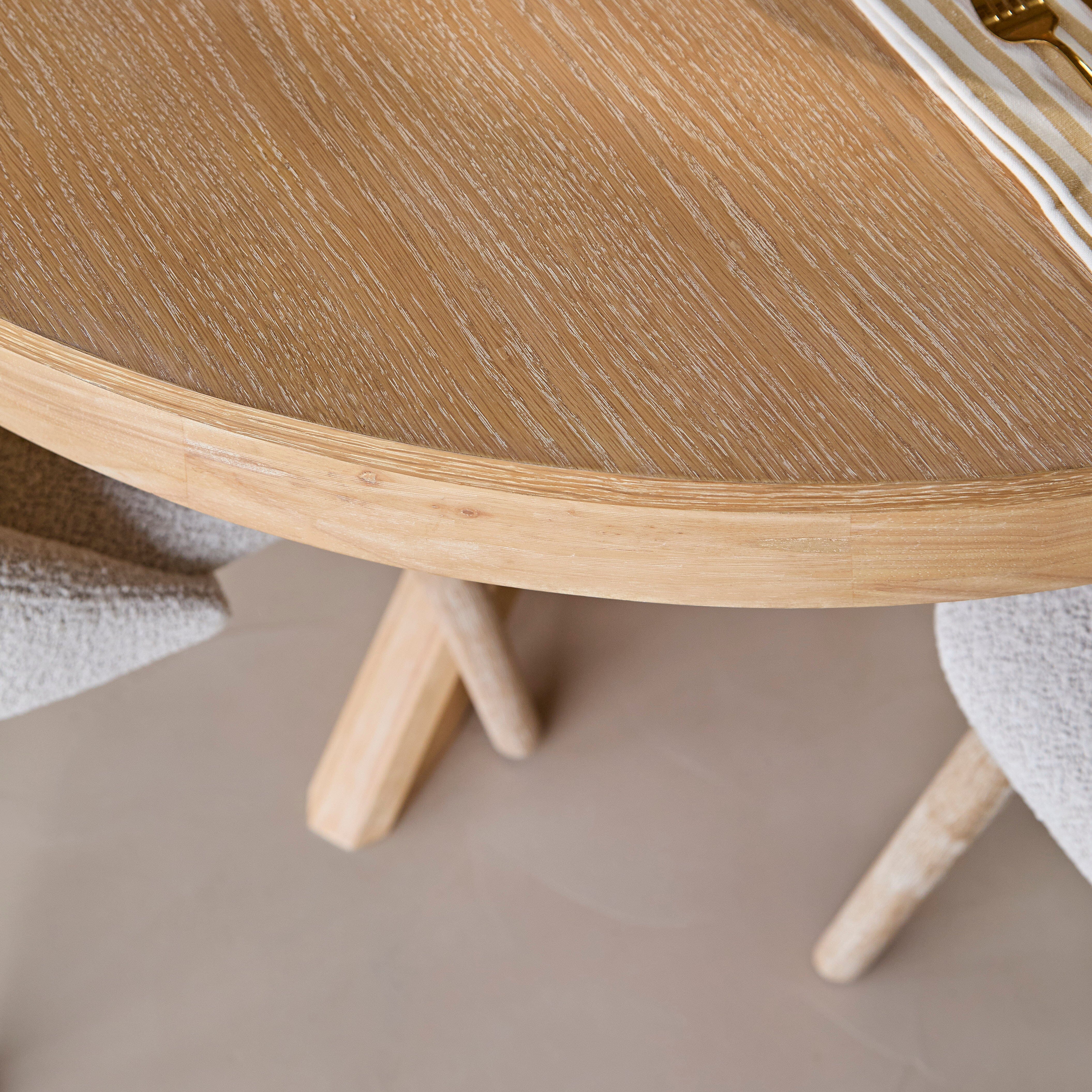 Amelia Whitewash Wood Extendable Dining Table - Image 11