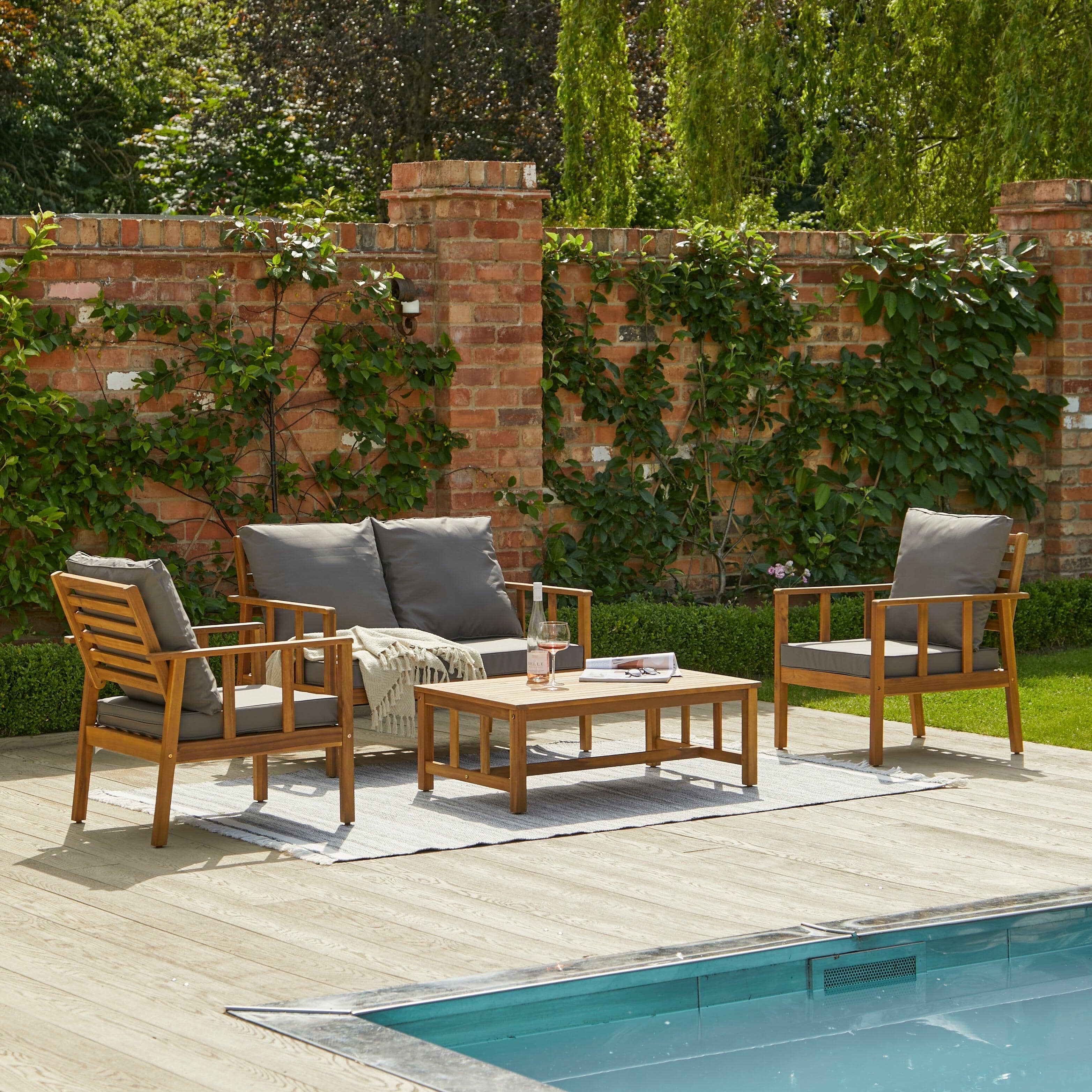 Ardwell Outdoor Rug - Mist Grey - 160cm x 230cm - Image 3