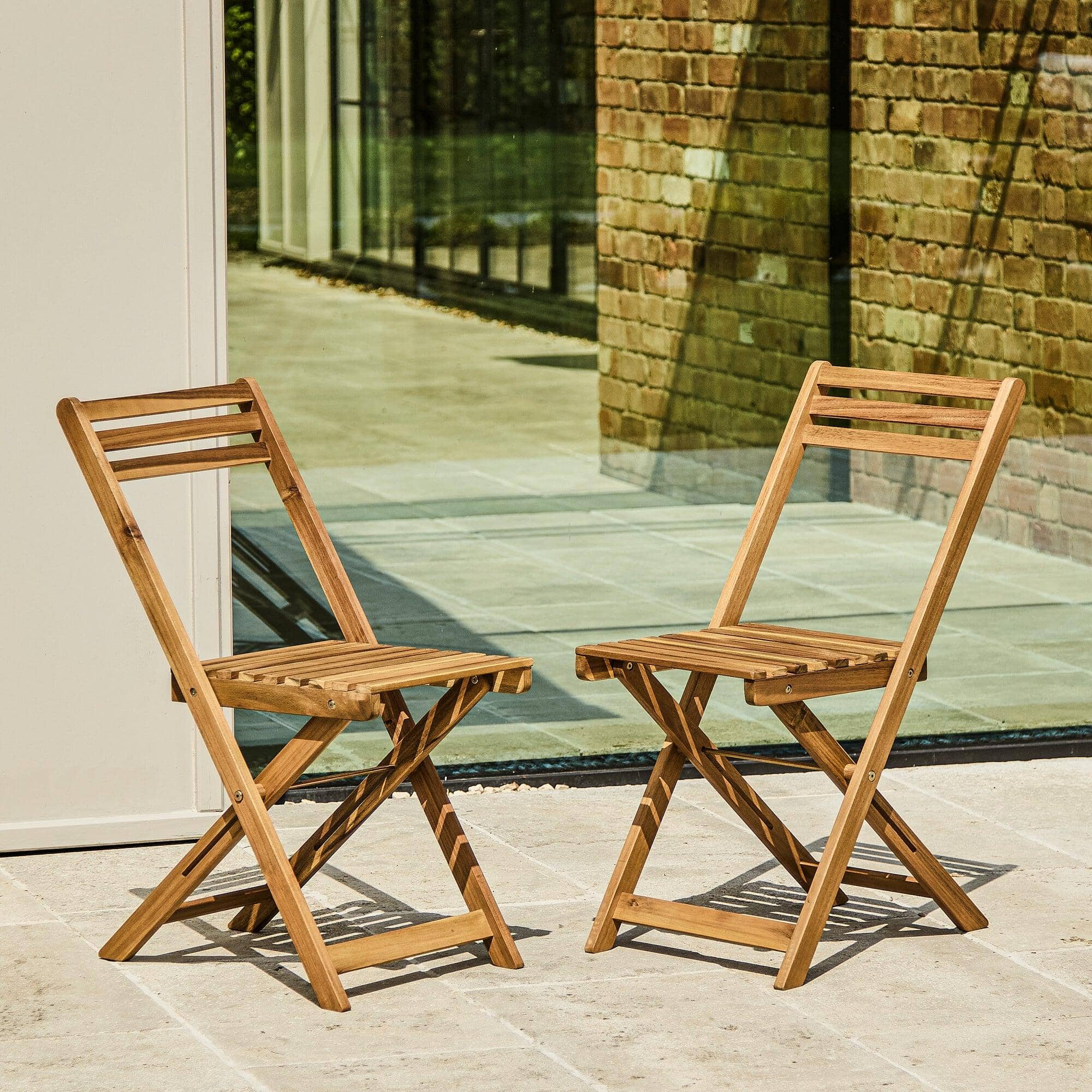 Ashby Wooden Garden Bistro Dining Set - Image 11