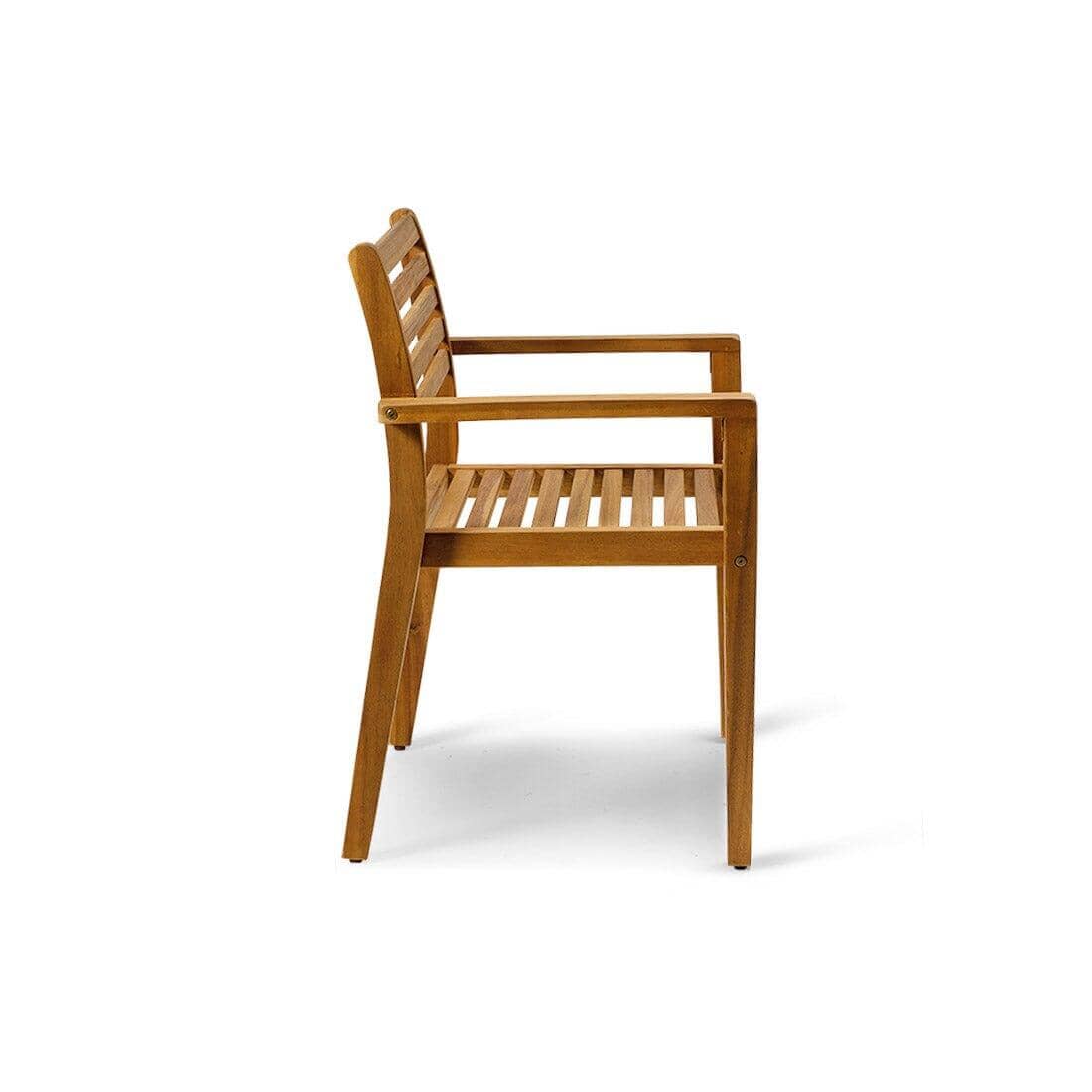 Aspen 4 Seater Wooden Extendable Garden Dining Set - Image 15