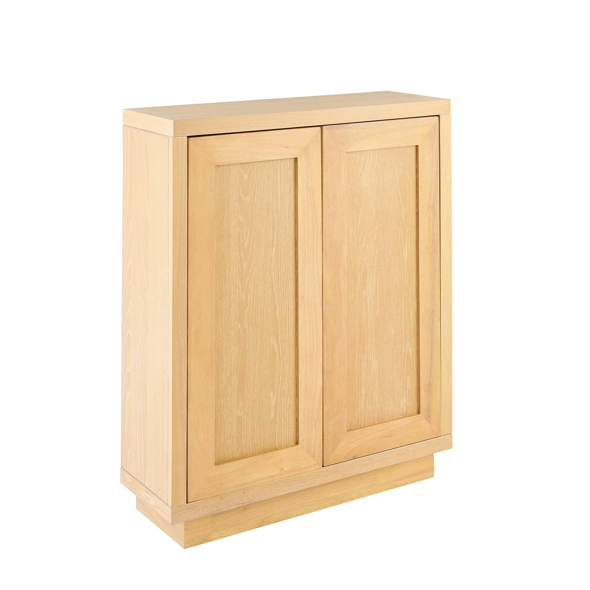 Astrid 2 Door Small Sideboard - Whitewash Oak - Image 11