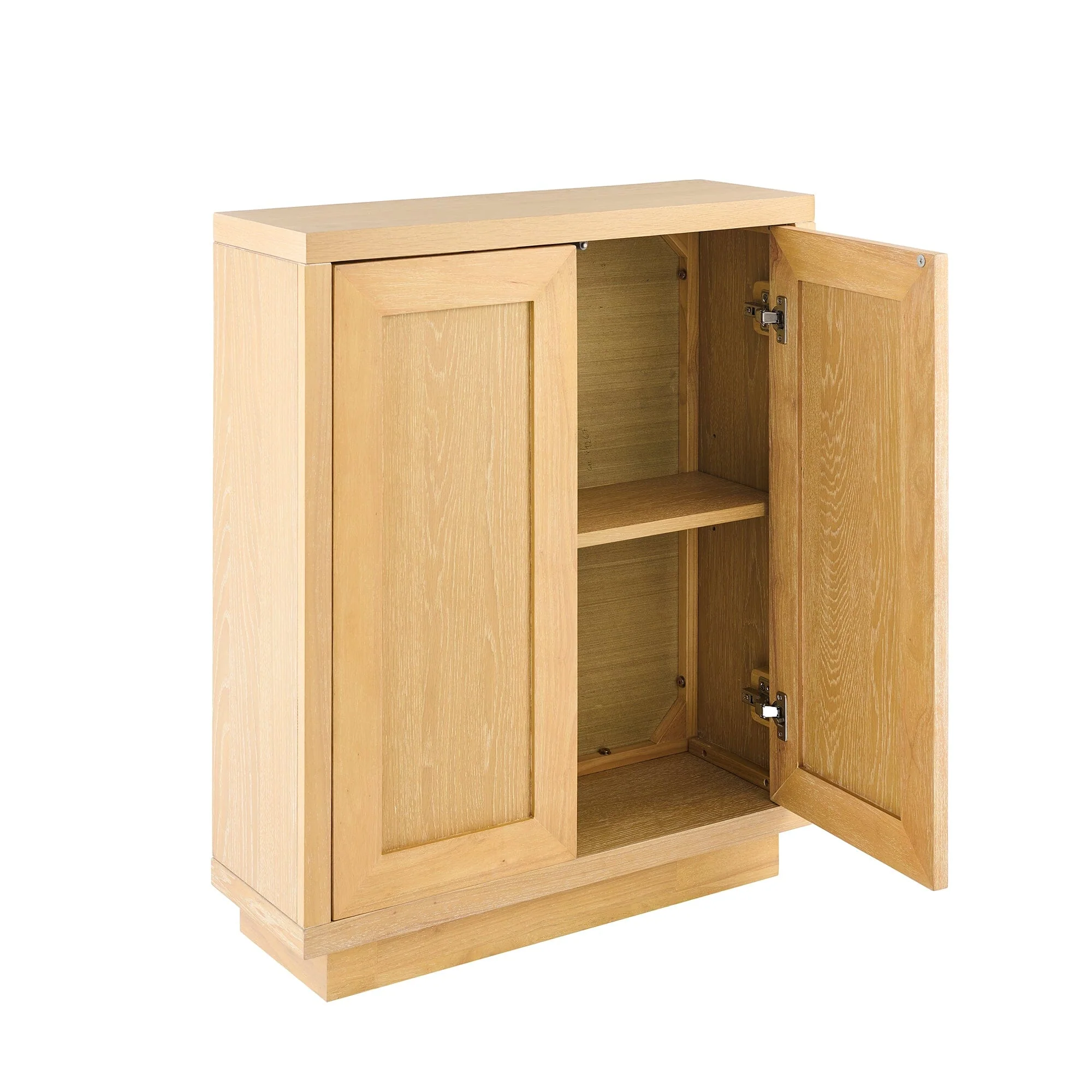 Astrid 2 Door Small Sideboard - Whitewash Oak - Image 13