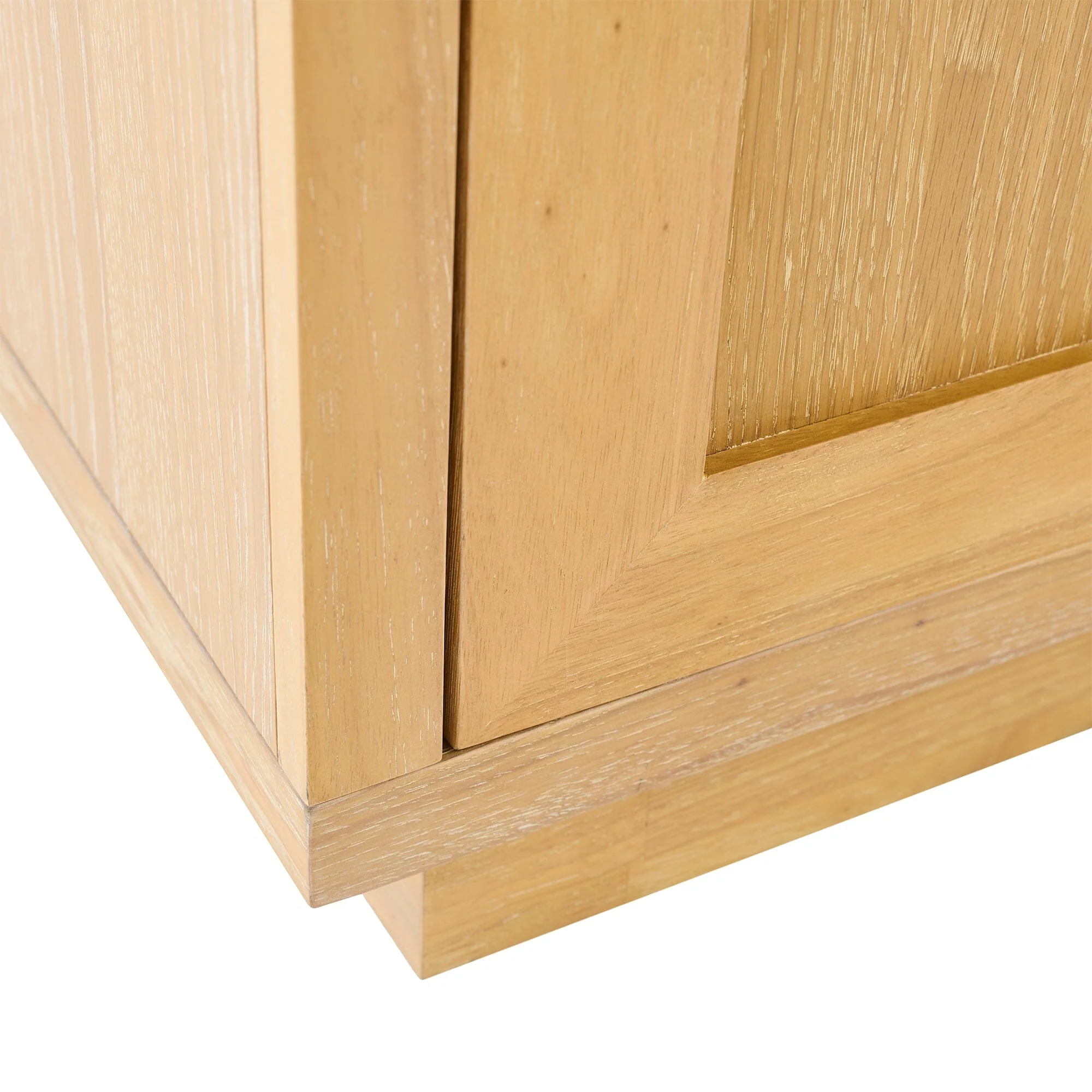 Astrid 2 Door Small Sideboard - Whitewash Oak - Image 14