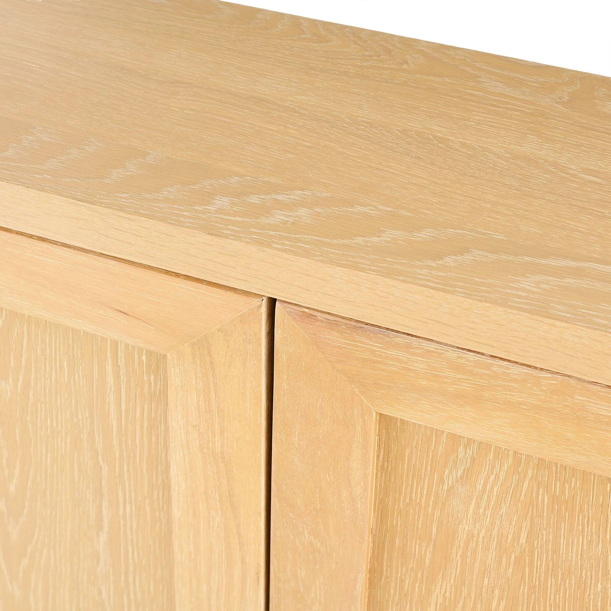 Astrid 2 Door Small Sideboard - Whitewash Oak - Image 17
