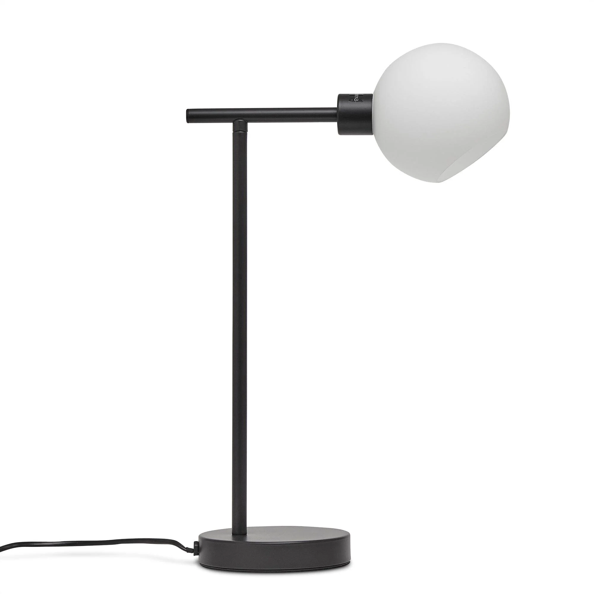 Edra 44cm Metal Table Lamp - Black