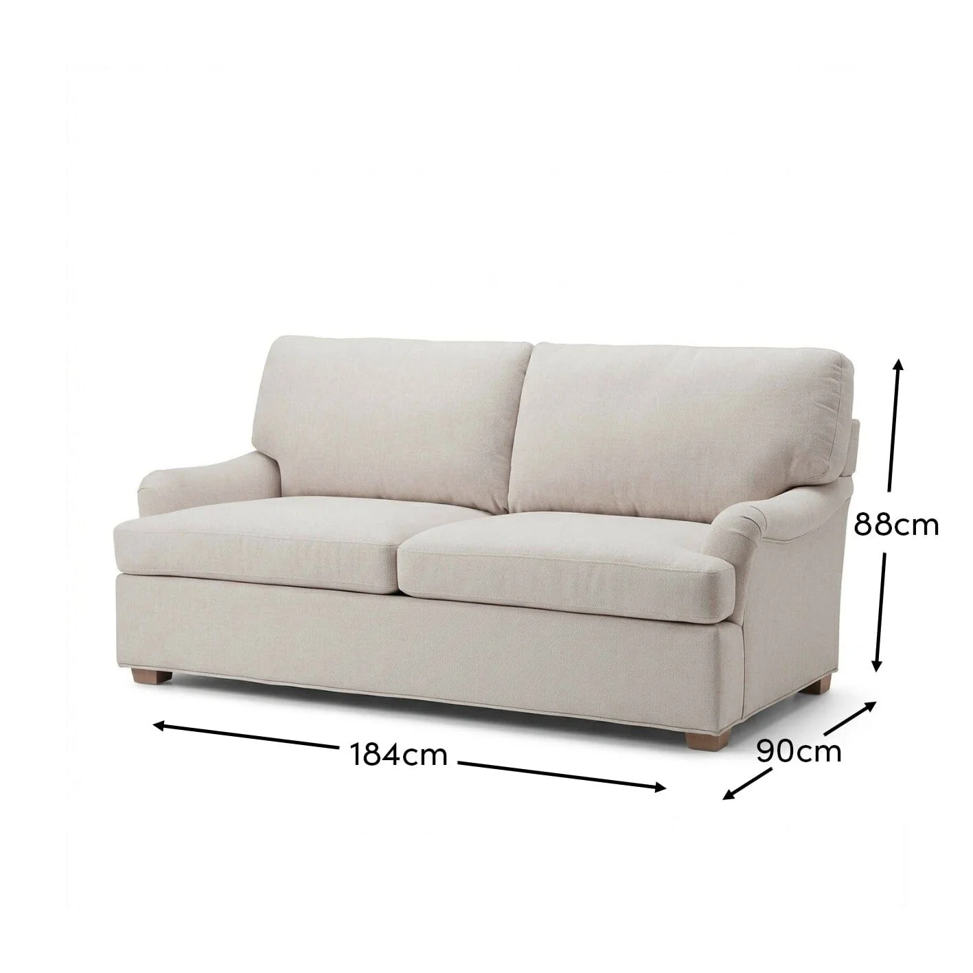 Brea Double Sofa Bed - Mink Taupe - Image 10