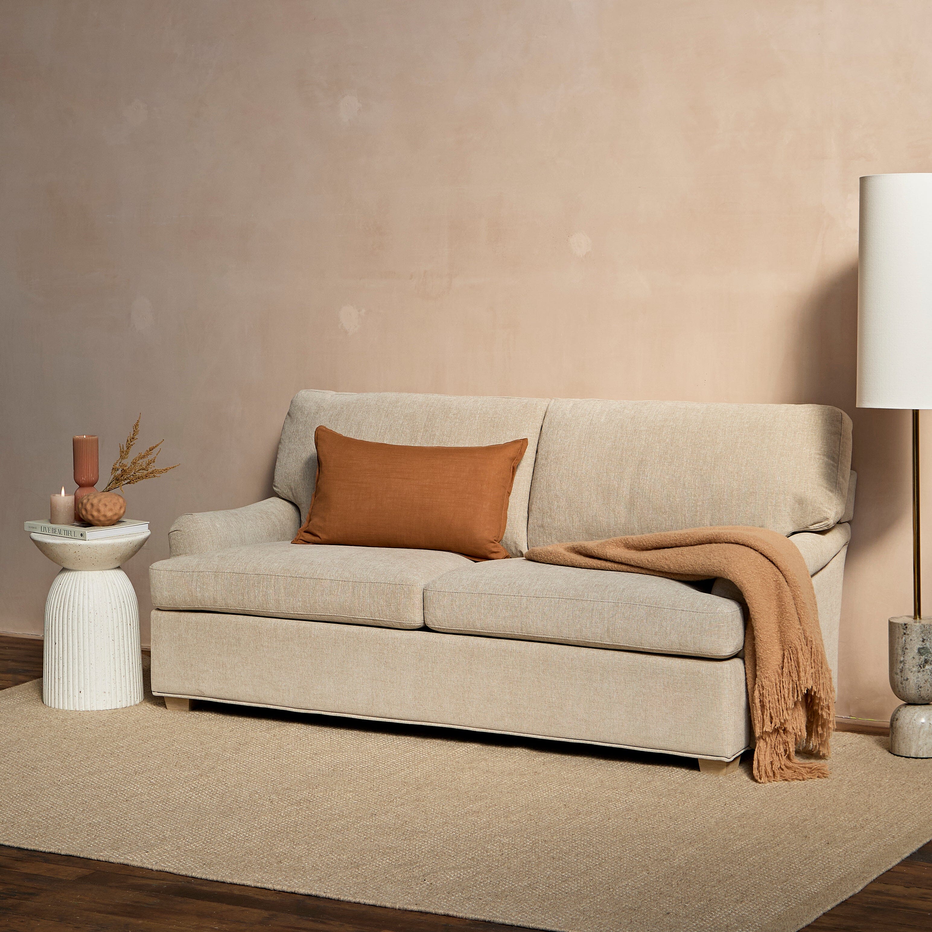 Brea Double Sofa Bed - Mink Taupe - Image 3