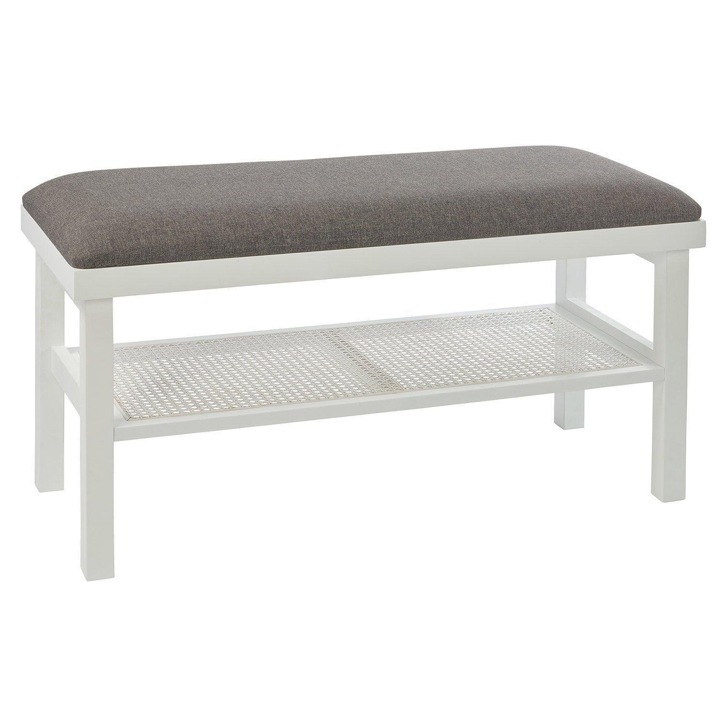 Charlie Hallway Bench - White - Image 6