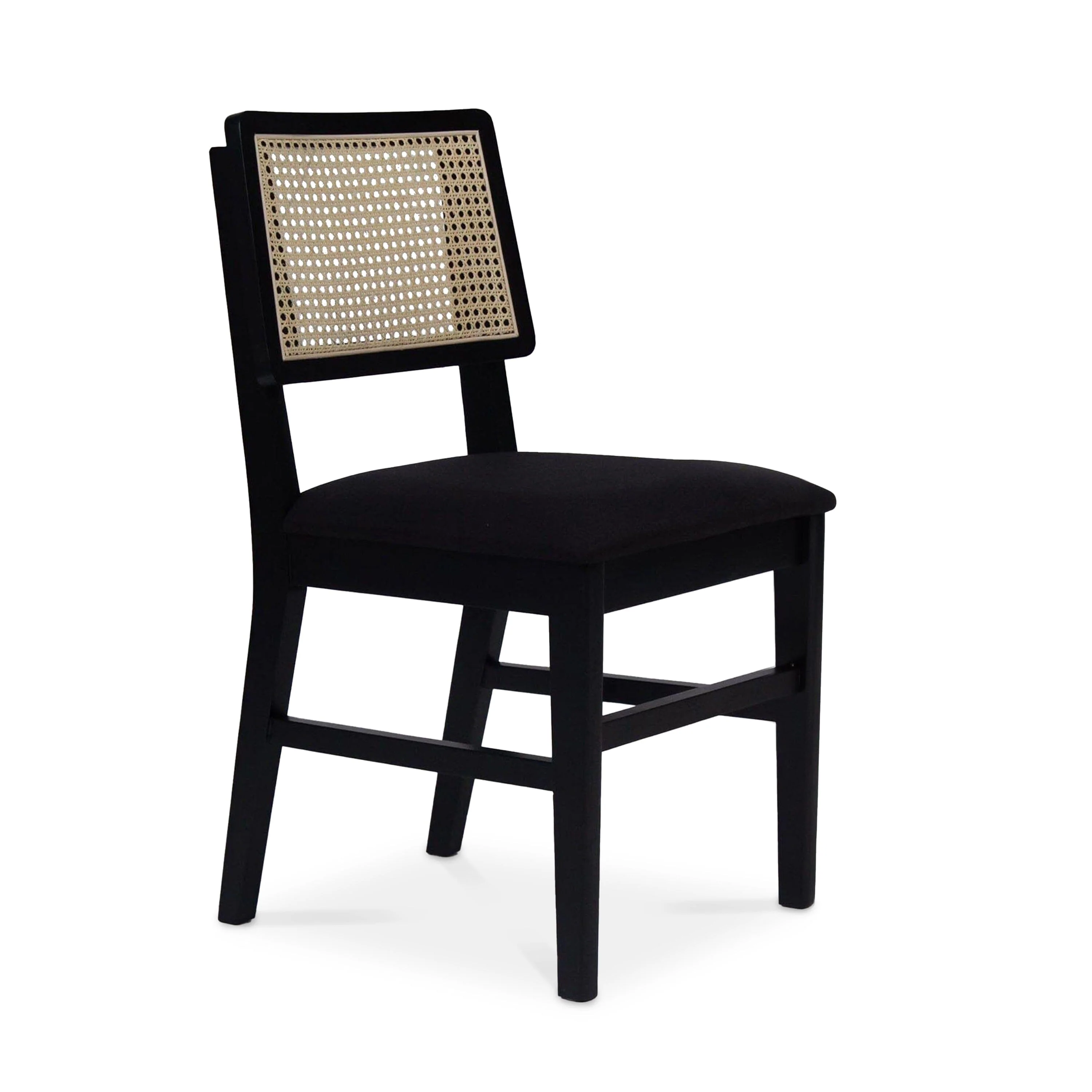 Charlie Black Dining Chairs - Set of 2 - Image 3