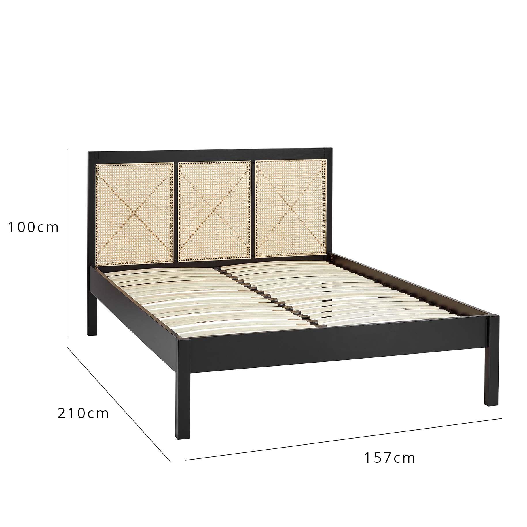 Charlie King Size Bed Frame - Black - Image 3