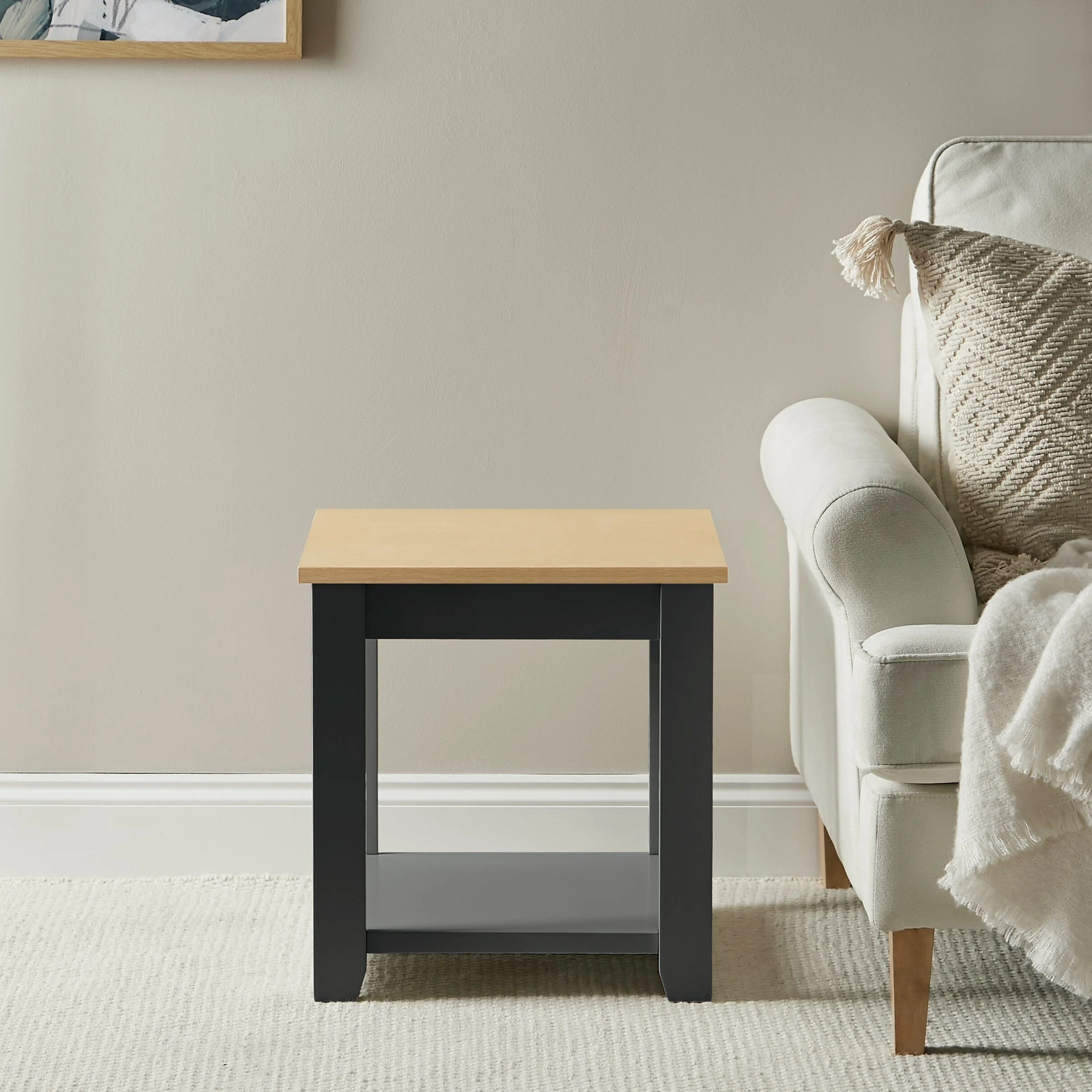 Chatsworth Slate Grey Side Table - Image 6