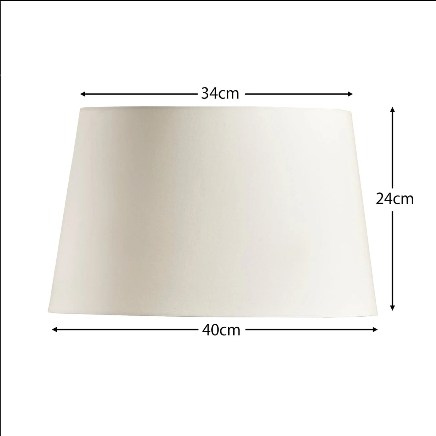 Coningsby Cotton White Lamp Shade - 40cm - Image 6