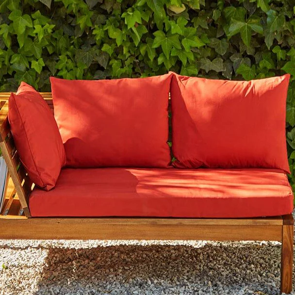 Dakota Garden Corner Sofa Cushion Covers - Red - Image 2