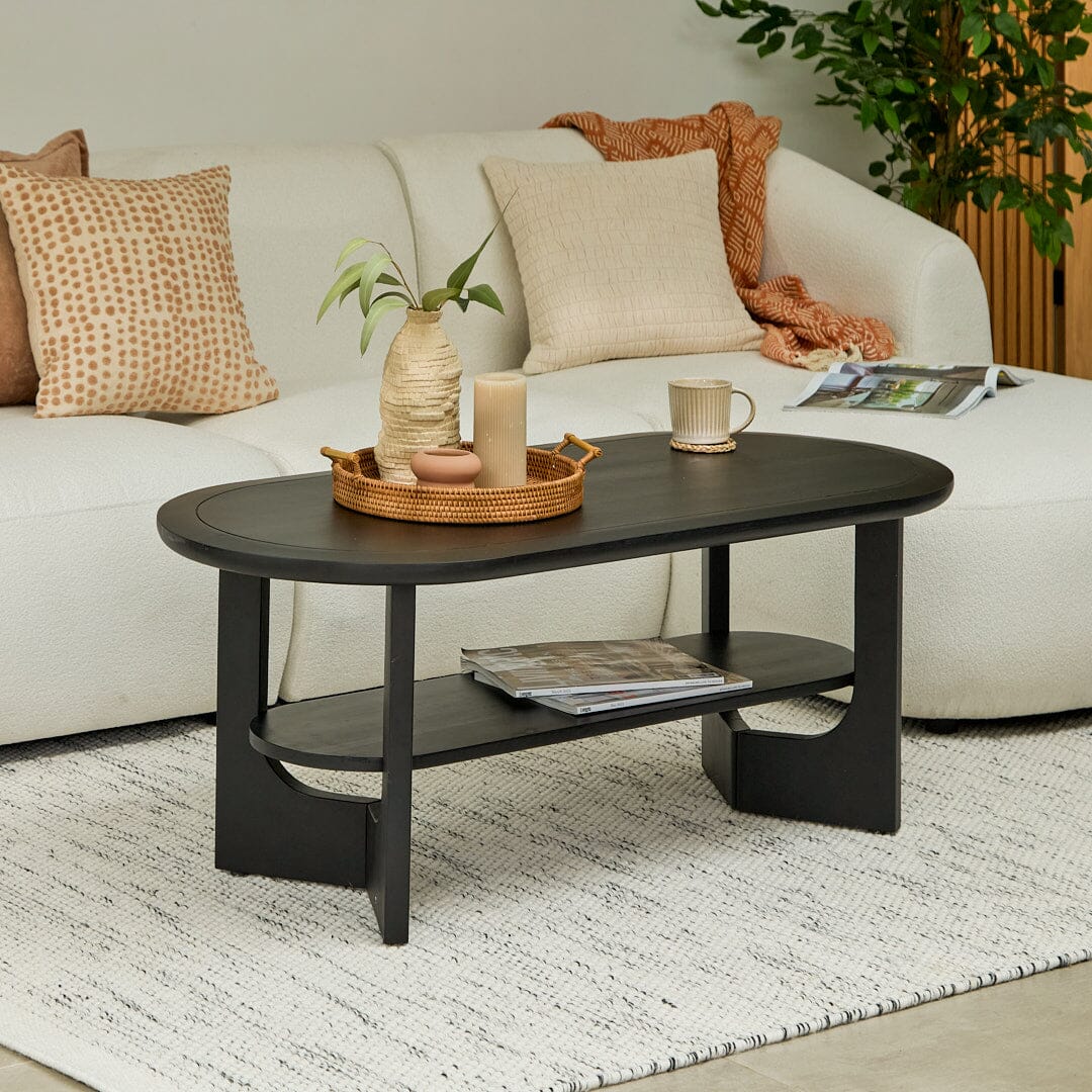 Delphi Black Acacia Coffee Table - Image 3