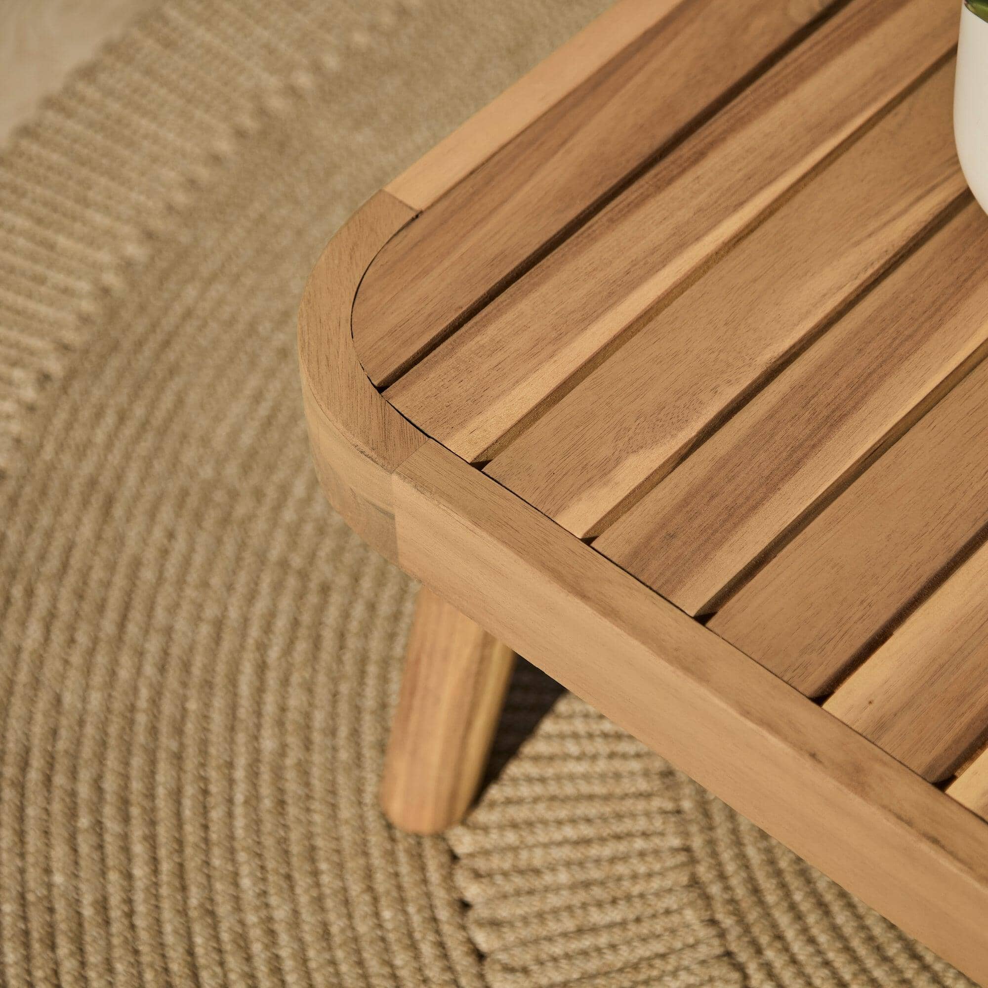 Eaden Rope Corner Coffee Set - Natural - Image 16