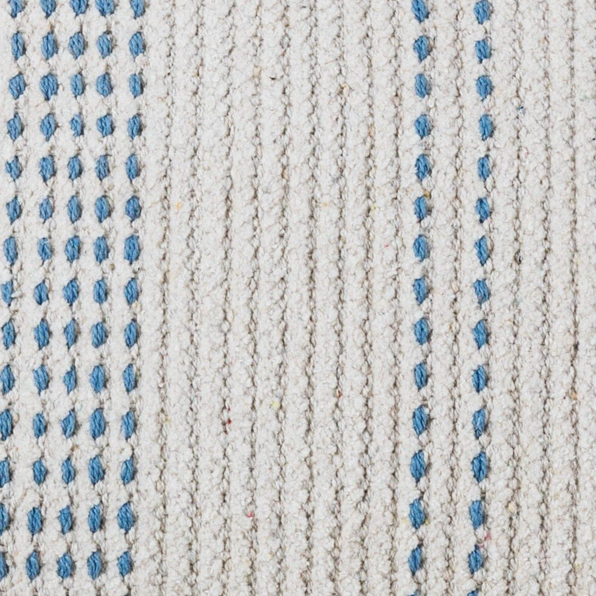 Elberton 55x35cm Cotton Striped Cushion Cover - Horizon Blue - Image 6
