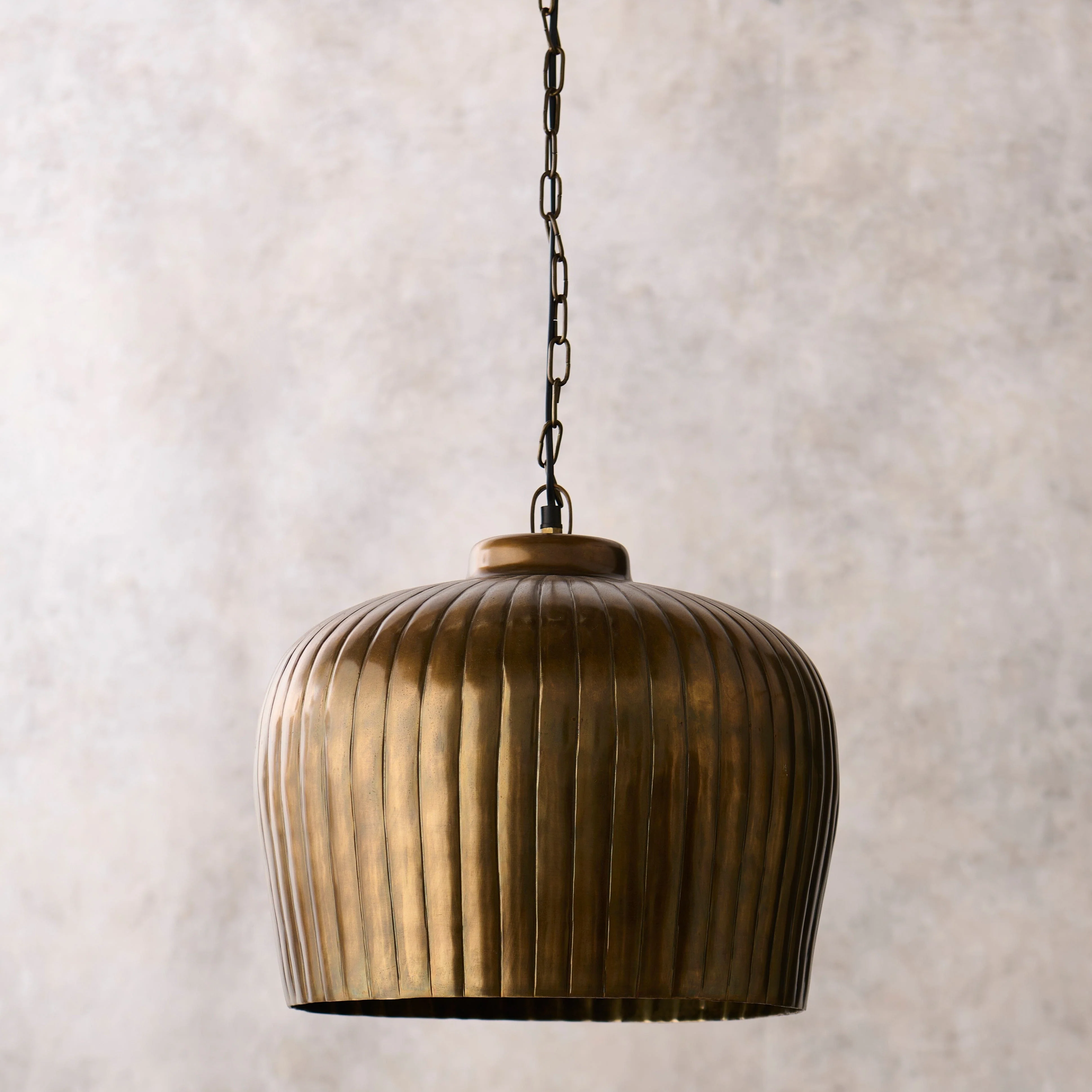 Elcombe Large Metal Light Pendant - Bronze - Image 2