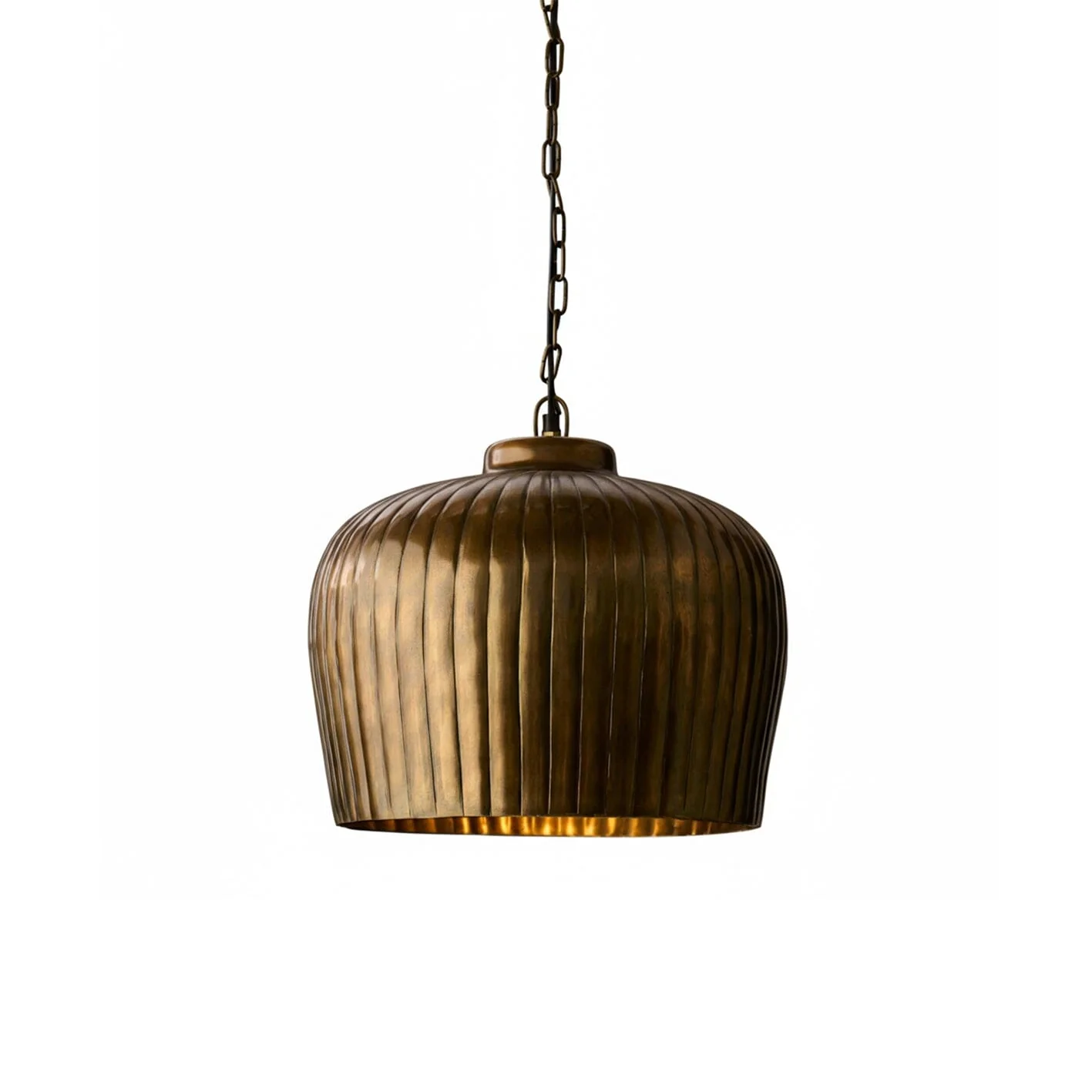 Elcombe Large Metal Light Pendant - Bronze - Image 7