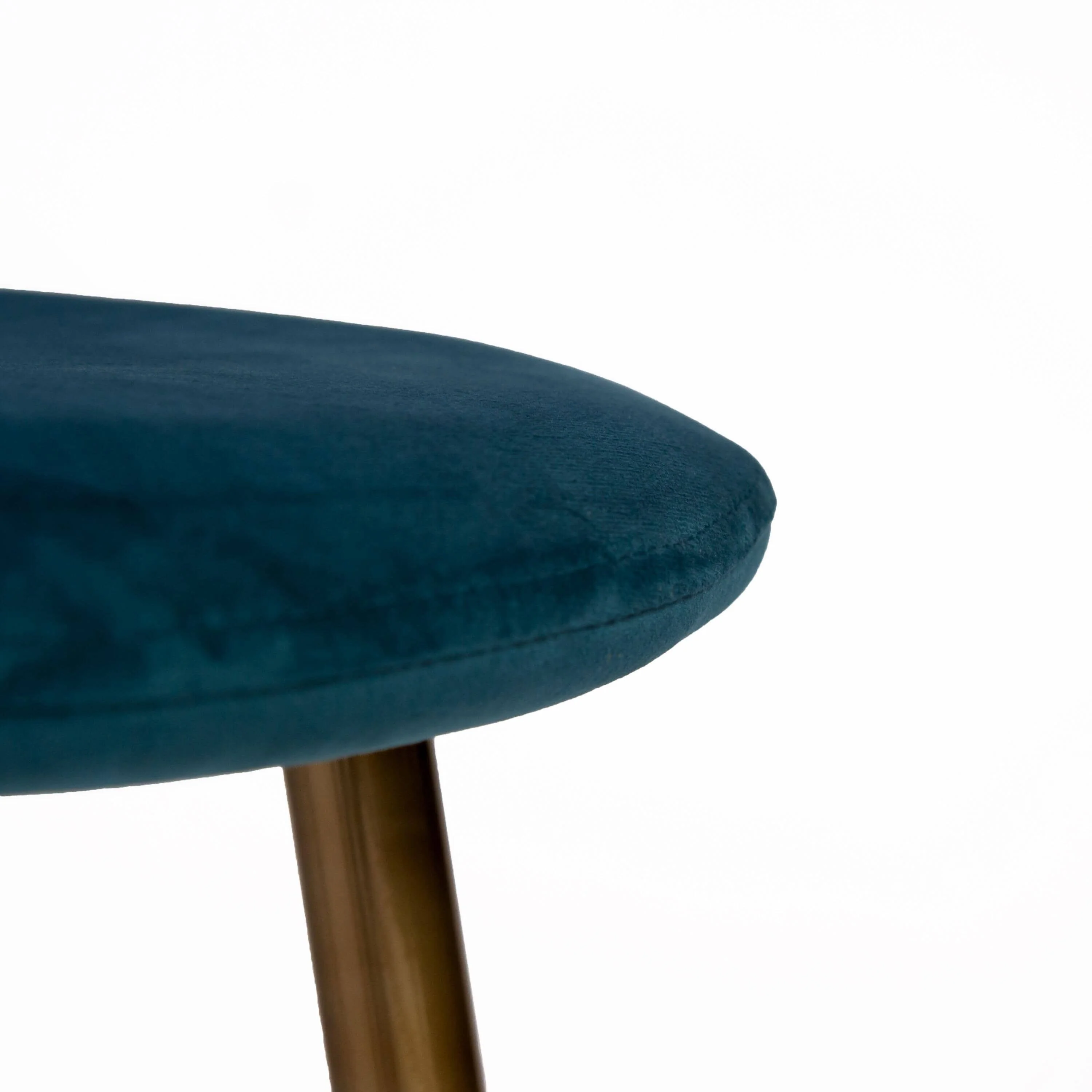 Outlet - Ellis Dining Chairs - Set of 2 - Teal & Gold - Image 5