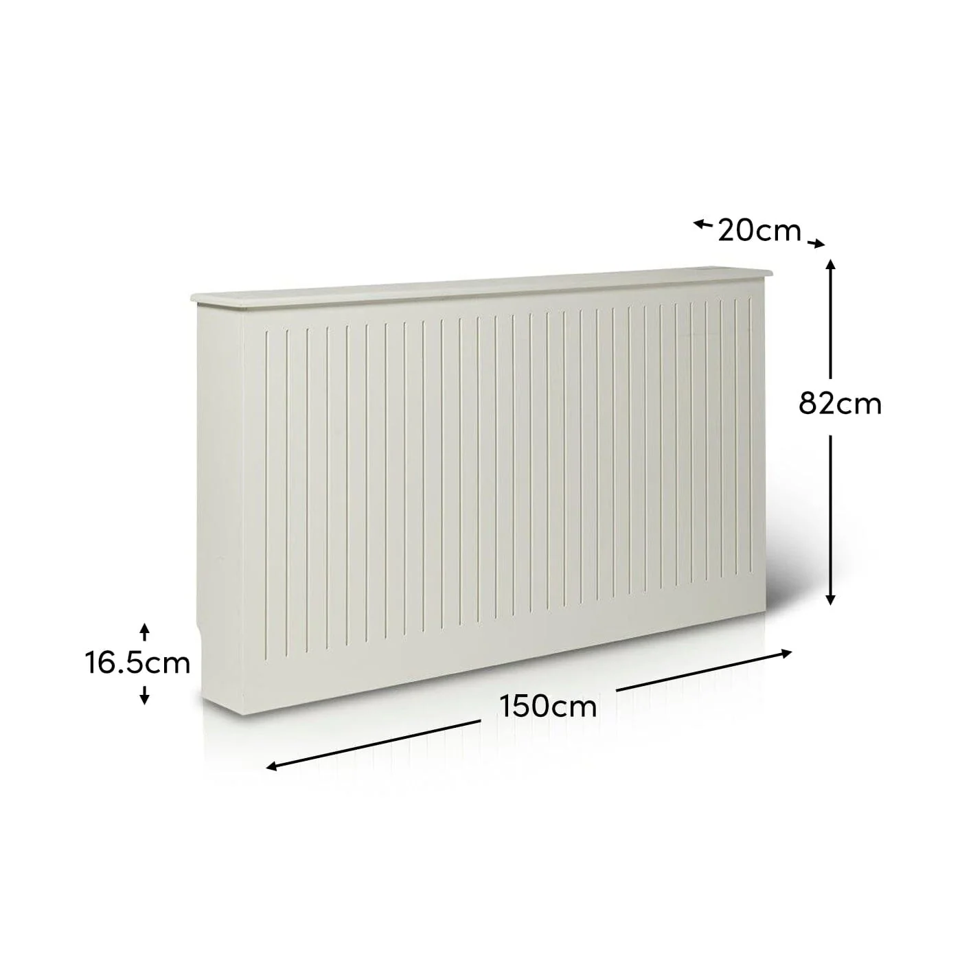 Elspeth Large Radiator Cover - Snow White - Image 7