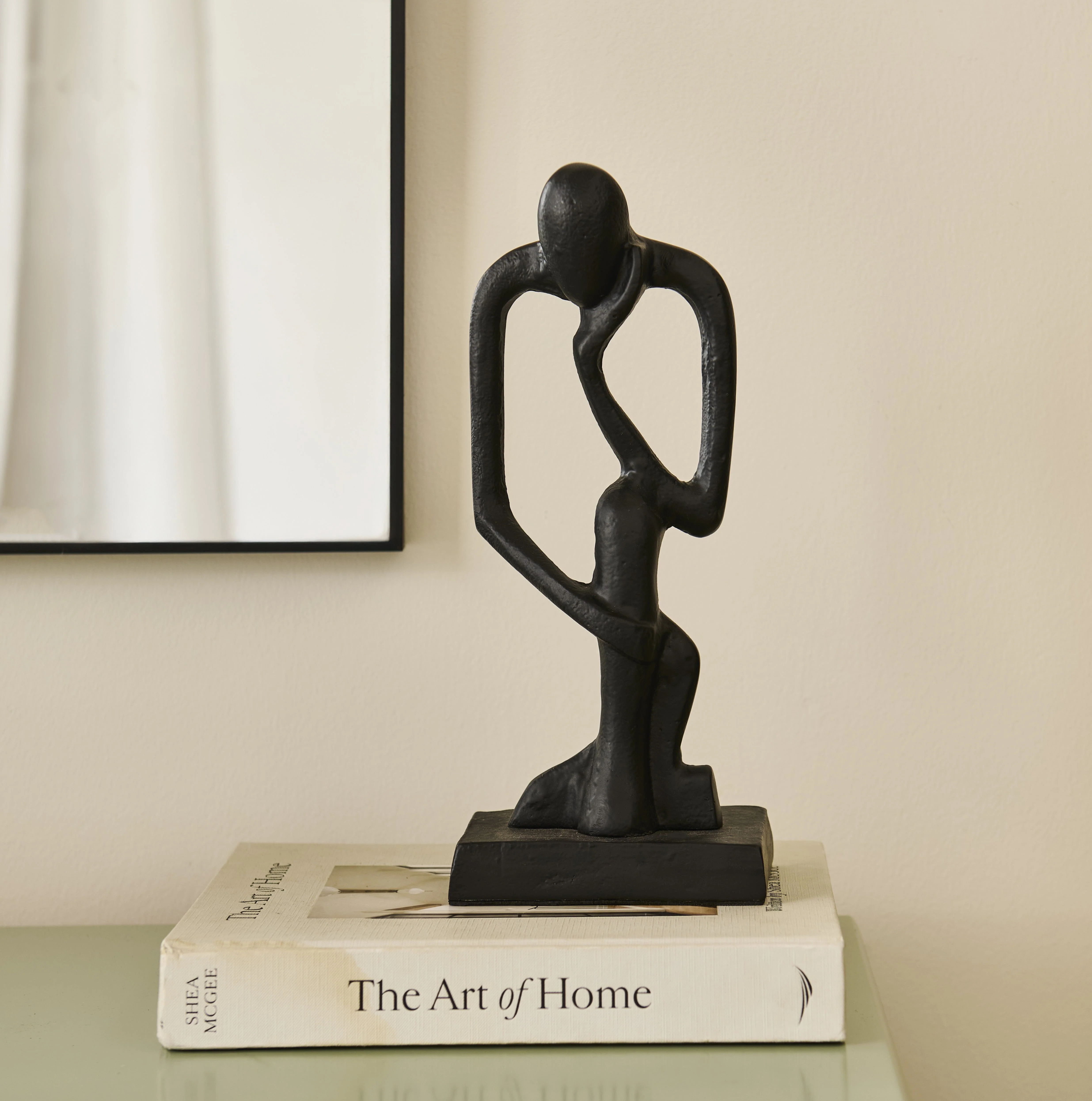 Embley 33cm Metal Ornament - Black