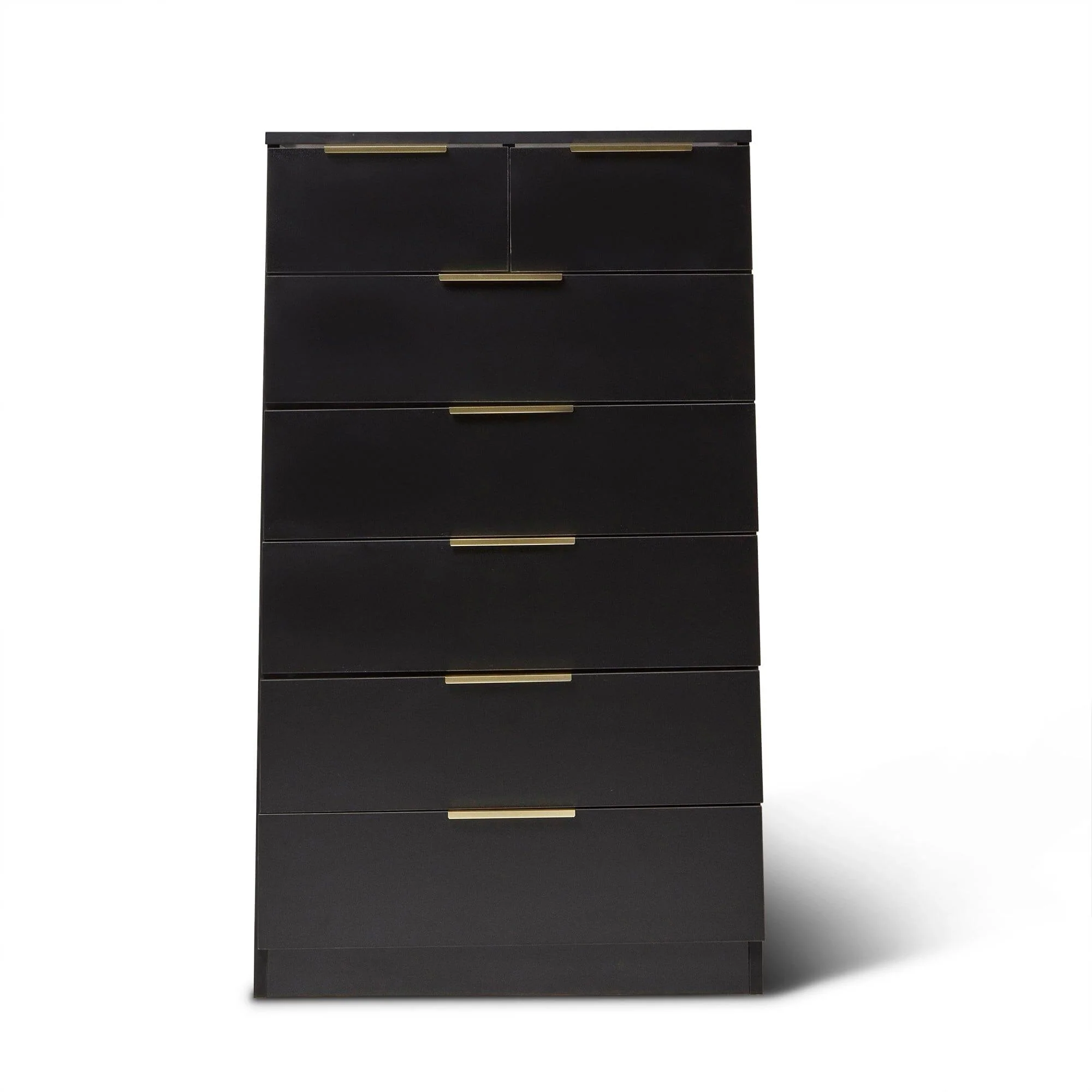 Essie 4 Piece Bedroom Set - 2 Over 5 Chest of Drawers - Pitch Black - Image 7