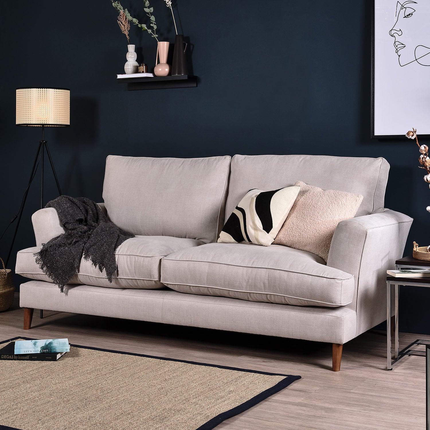 Outlet - Frankie medium sofa - 3 seater - Natural Clay - Image 4