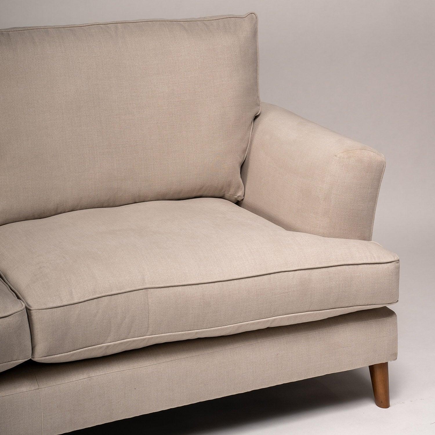 Outlet - Frankie medium sofa - 3 seater - Natural Clay - Image 6