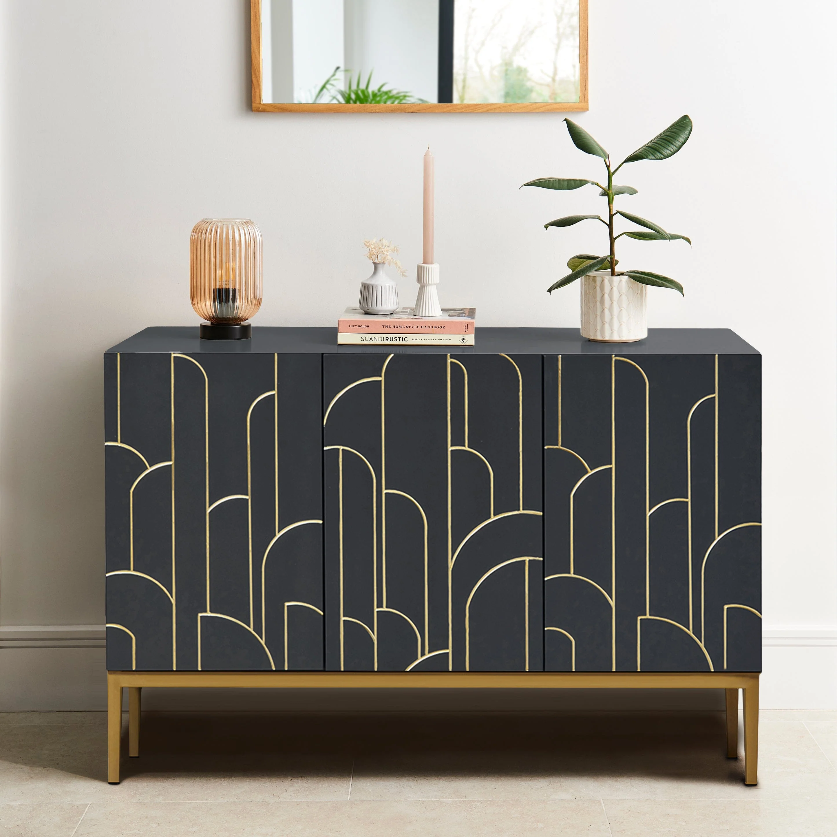 Gatsby 3 Door Sideboard - Smoke Grey