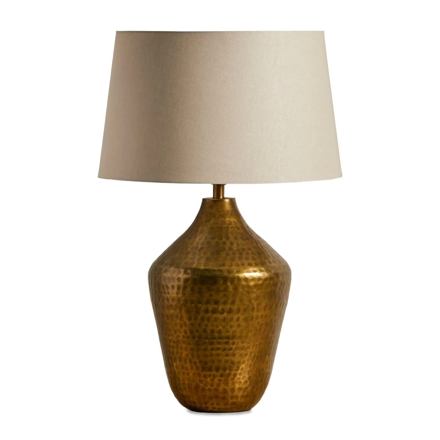 Hale Gold Lamp with Coningsby Taupe Shade - 35cm - Image 7