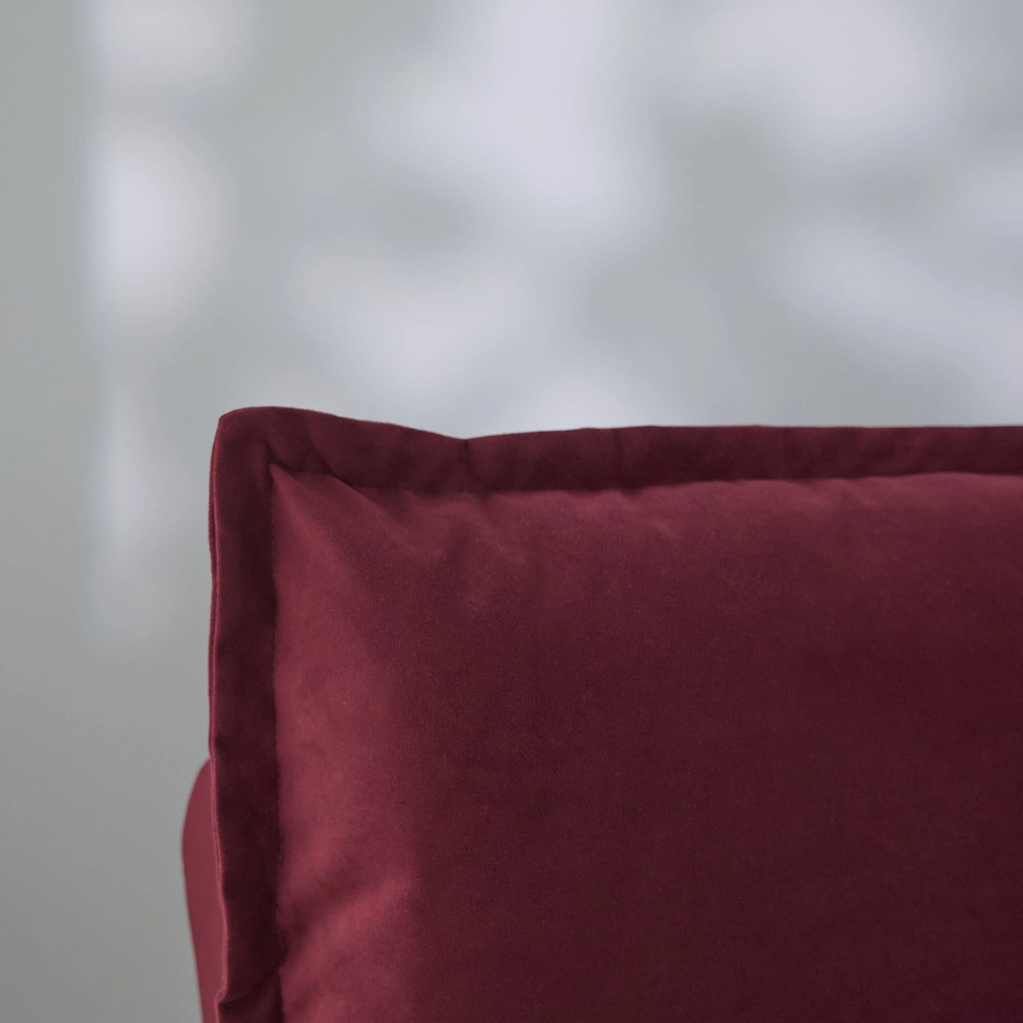 Harlow 2 Seater Double Sofa Bed - Burgundy Red - Image 4