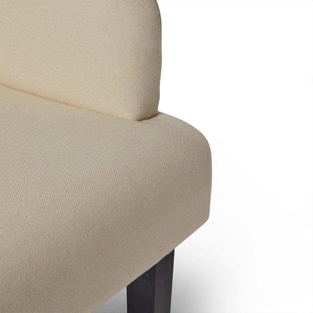 Henriette Occasional Chair - Ivory Woolly Twill - Image 7