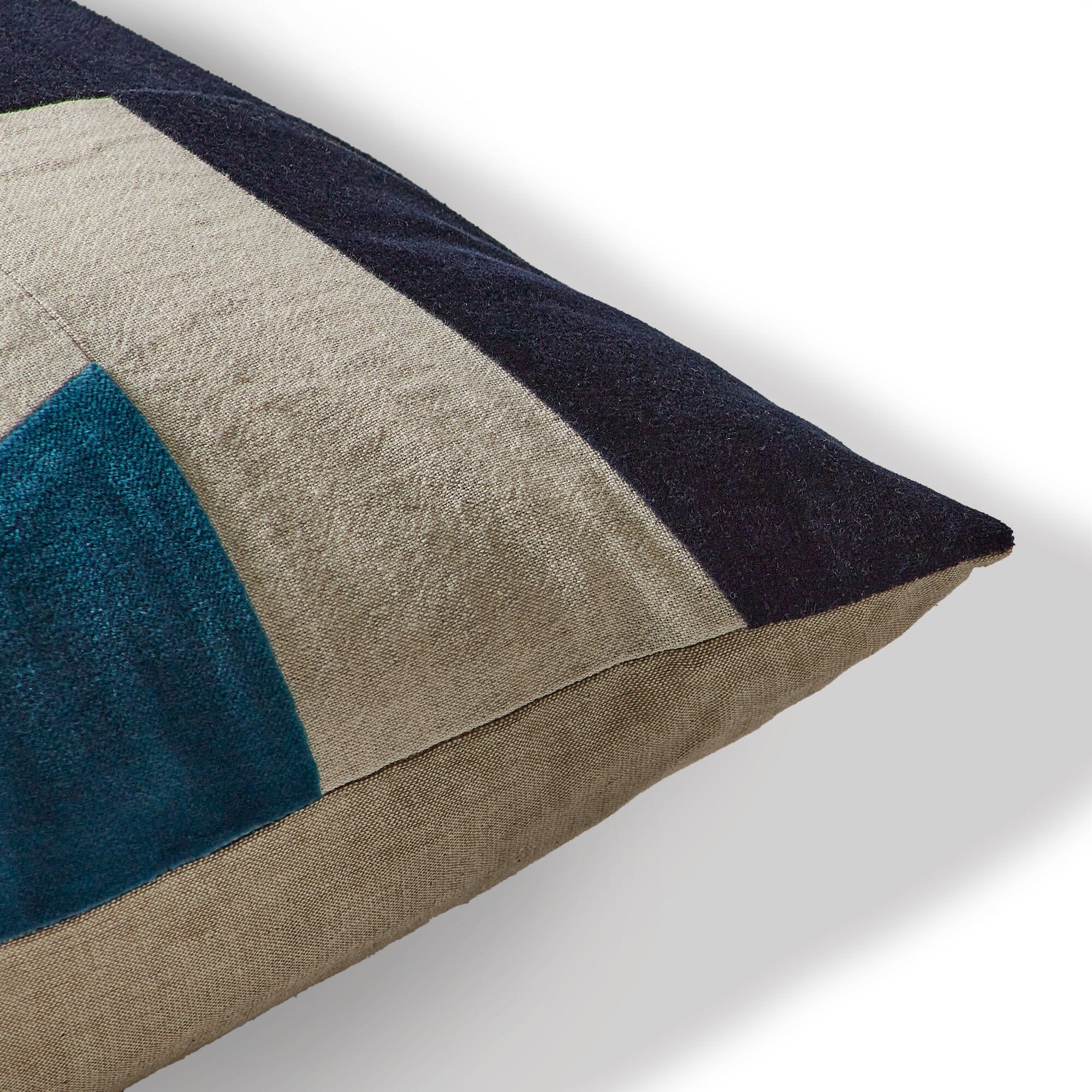 Holbeck 45 x 45cm Abstract Cushion Cover - Teal - Image 3