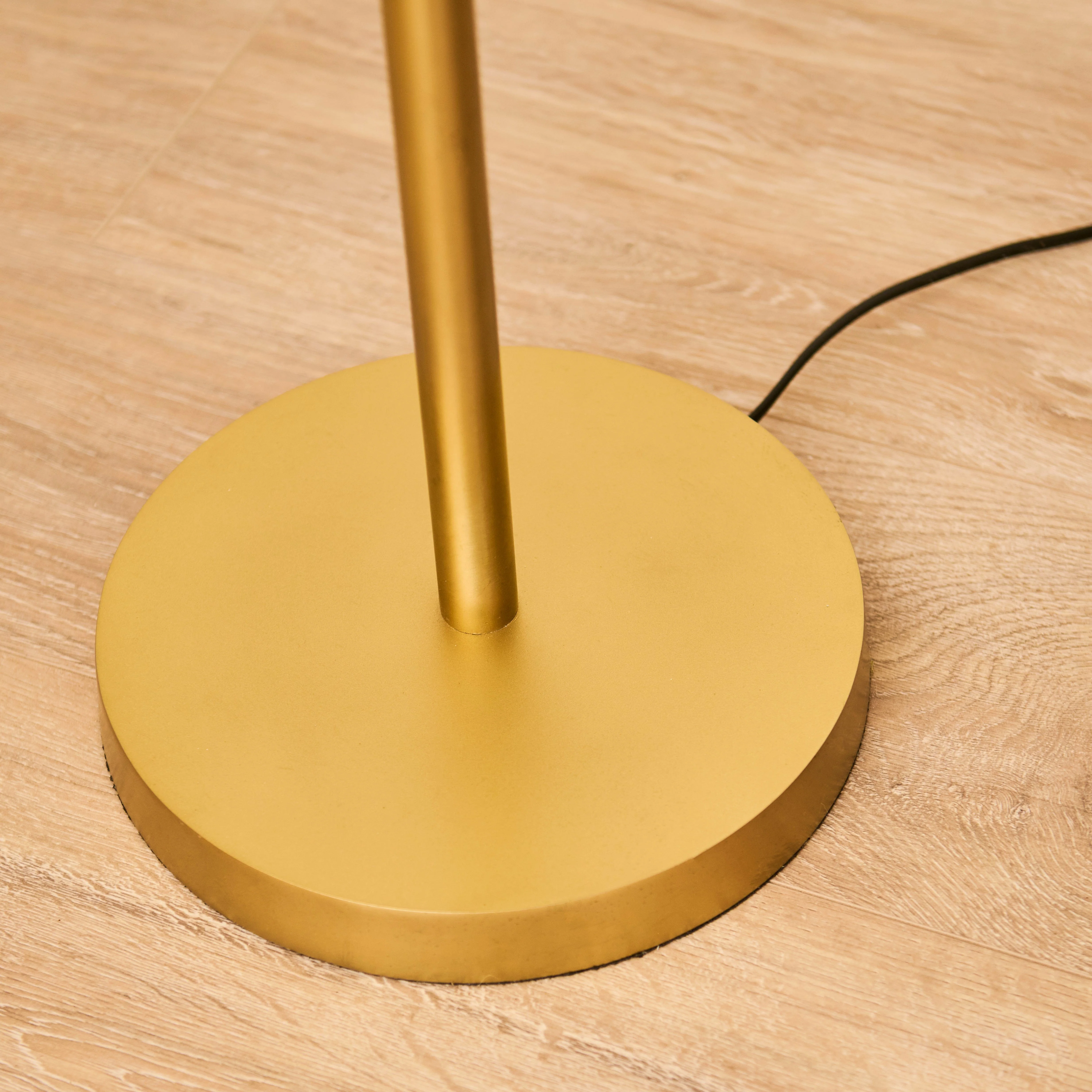 Horton 158cm Metal Floor Lamp - Gold - Image 7
