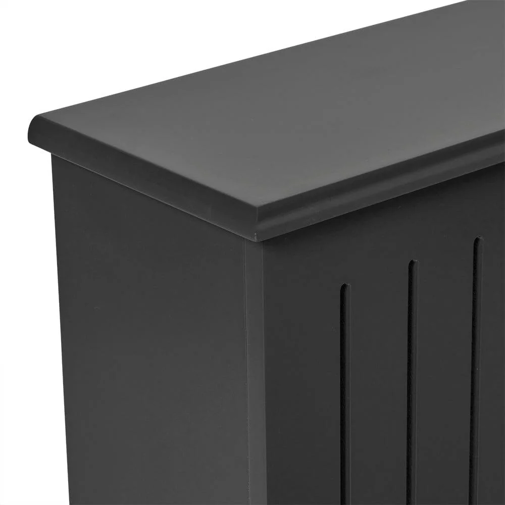 Iliana Small Radiator Cover in Charcoal Grey - Image 2