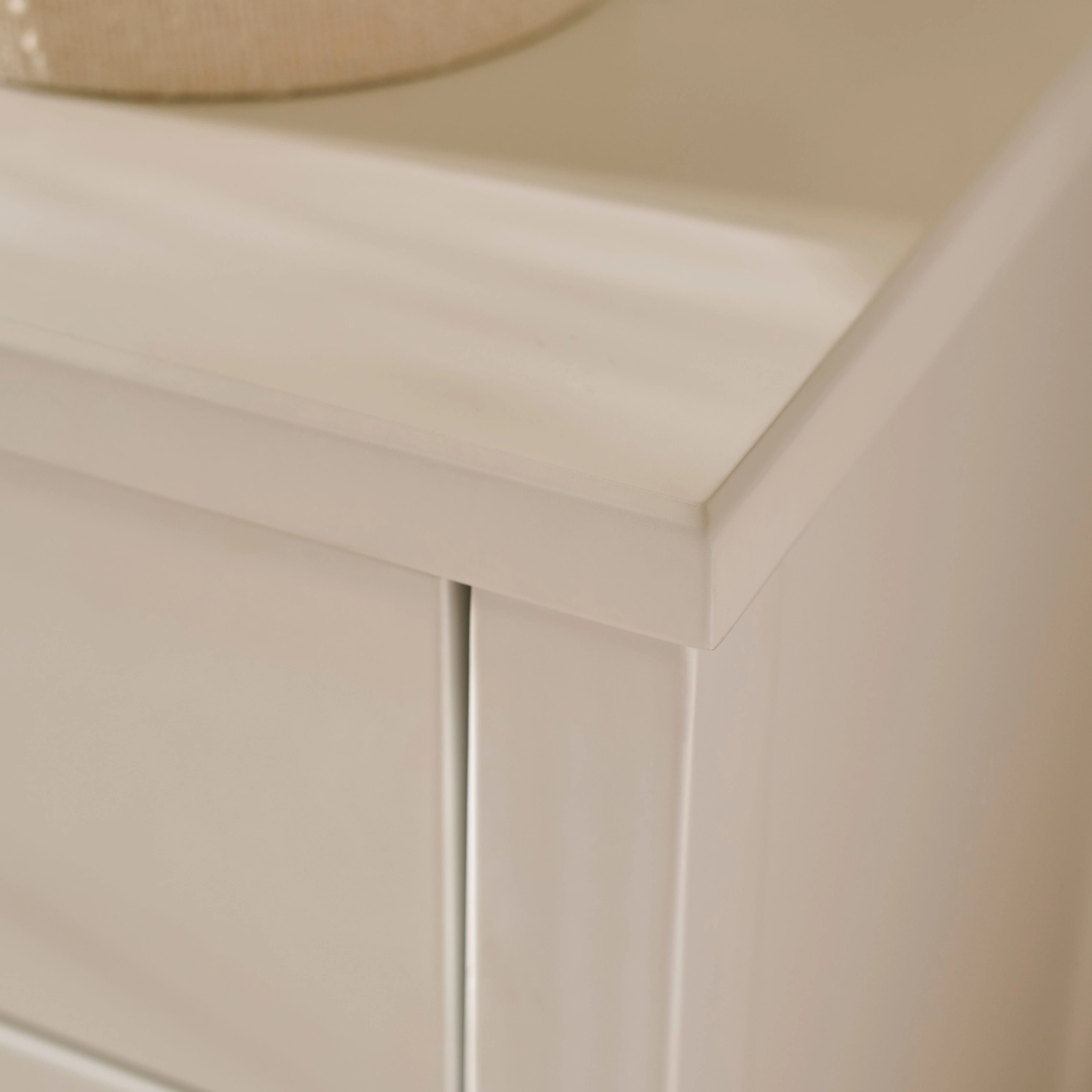 Ivy 4 Drawer Chest of Drawers - Ivory White - Image 7