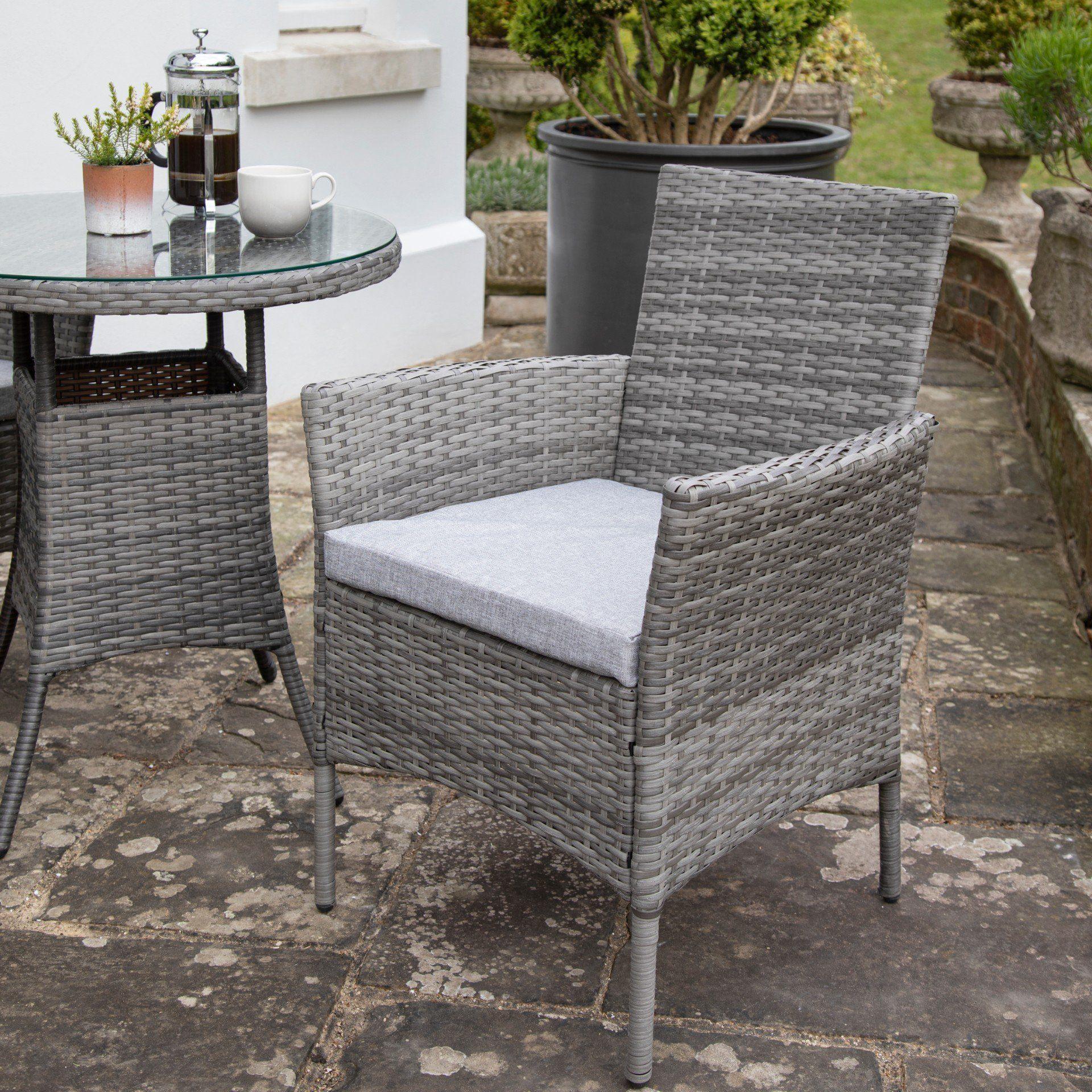 Kemble/Marston Stackable Chair - Grey - Set of 2 - Image 3
