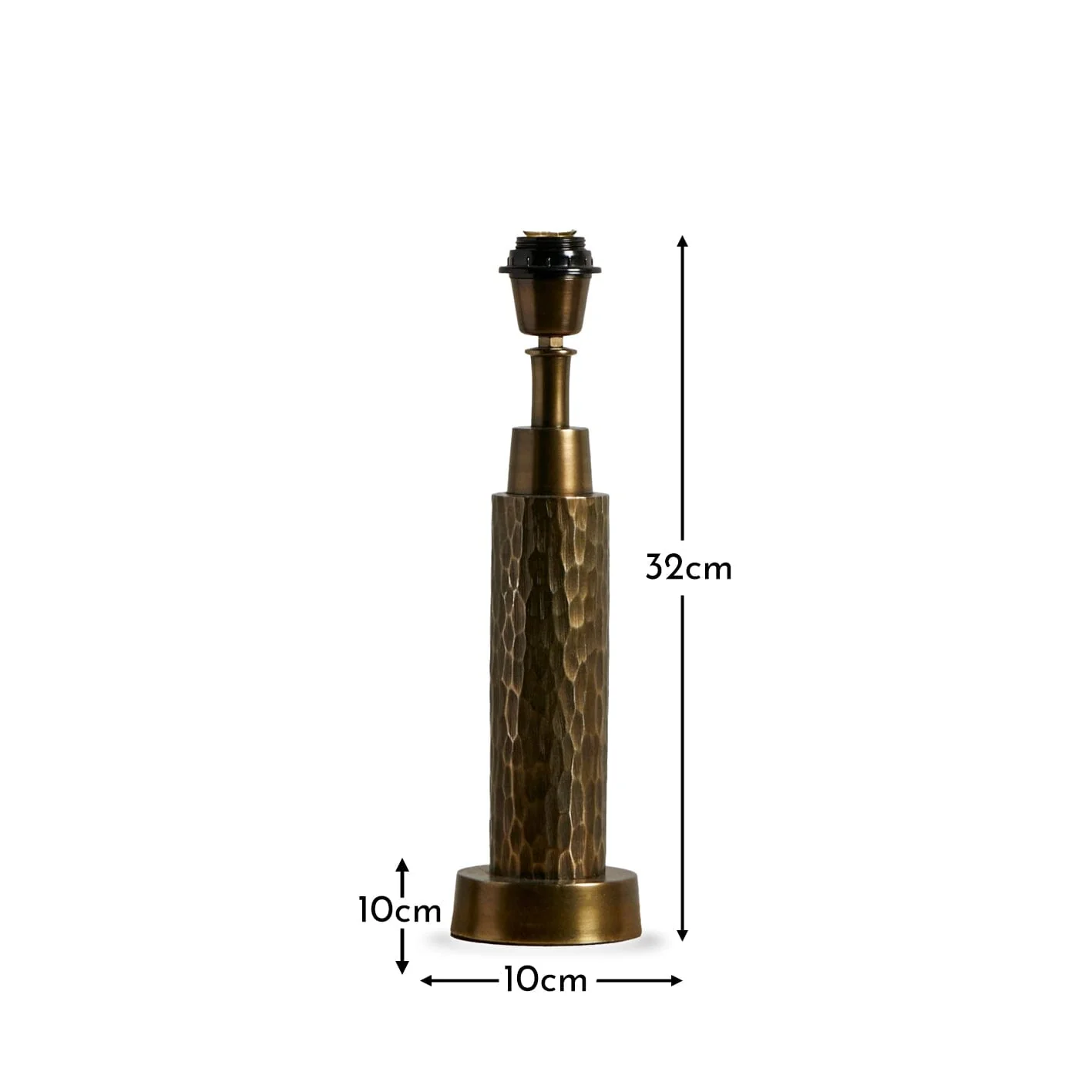 Kimmeridge 32cm Metal Lamp Base - Gold - Image 8