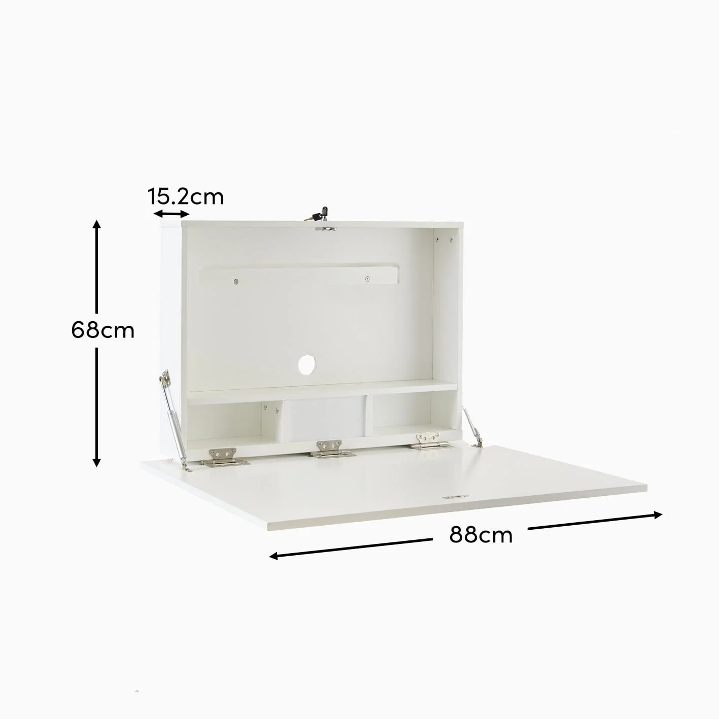 Linden Folding Desk - Snow White - Image 15