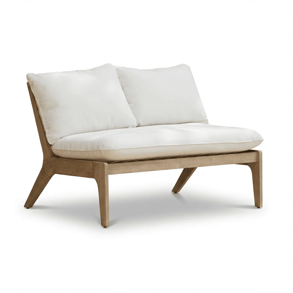 Mali 4 Seater Wooden Garden Sofa Set with Side Table and Coffee Table - Image 9