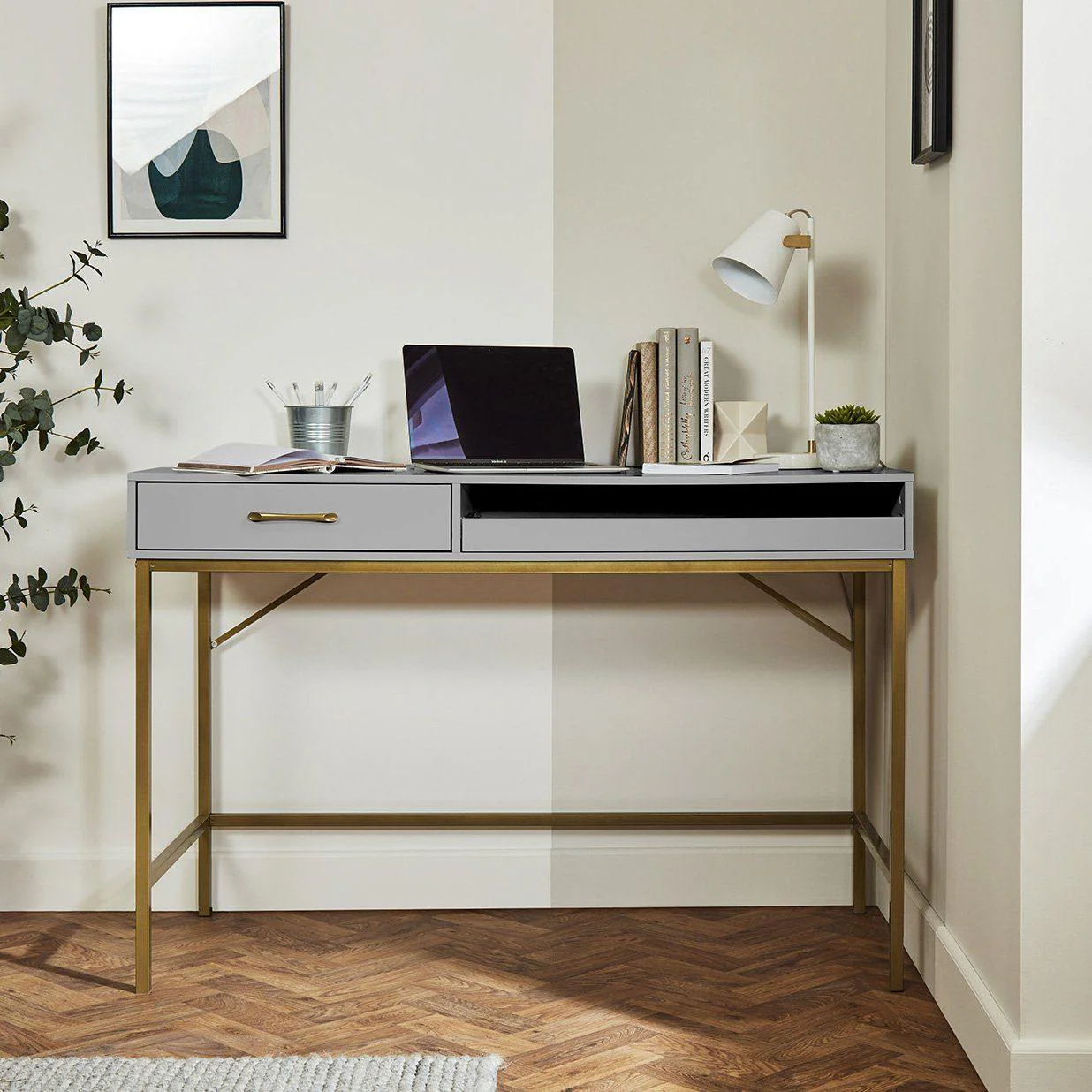 Marie Desk - Ash Grey