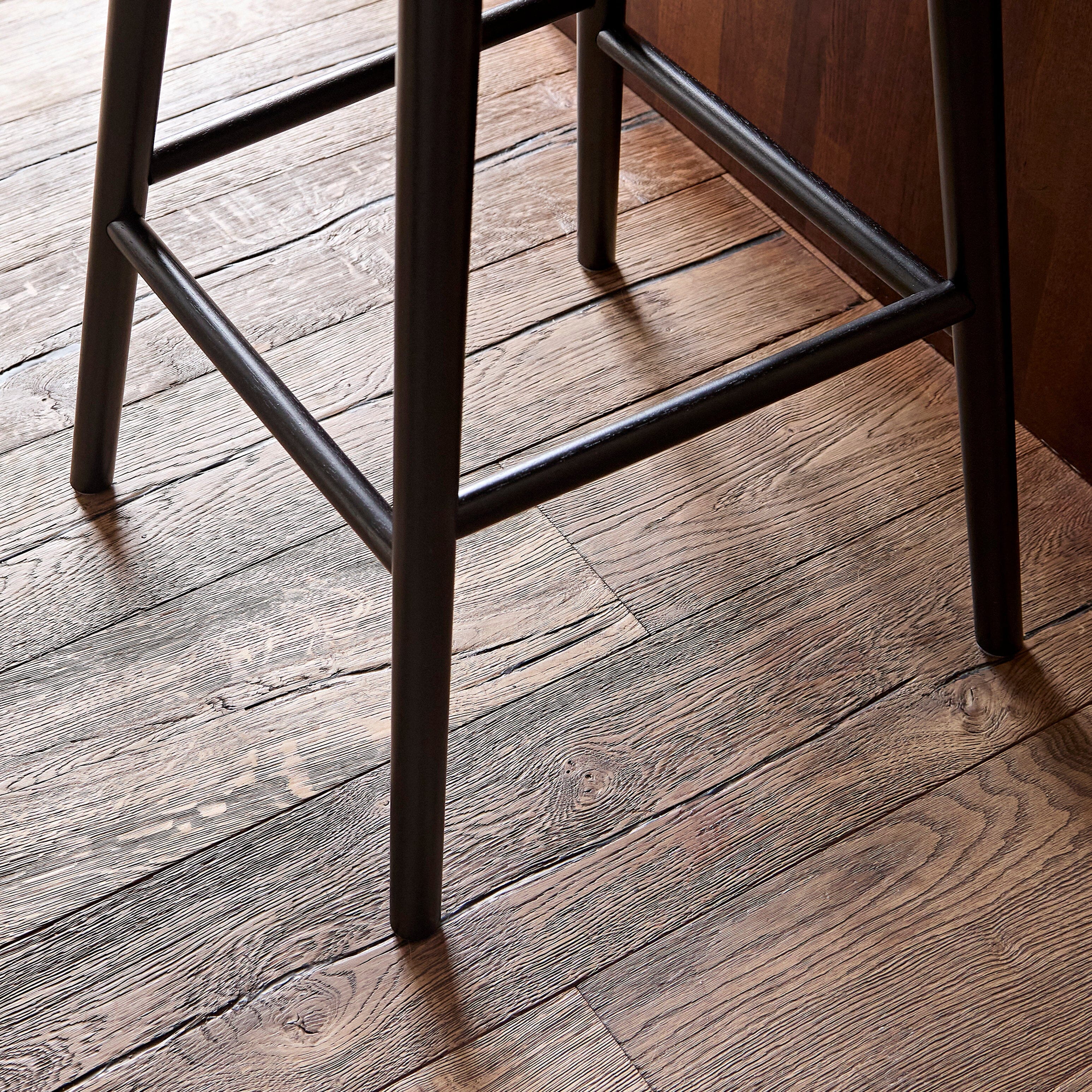 Marilyn Burgundy Red Bar Stool - Black Oak Legs - Image 8