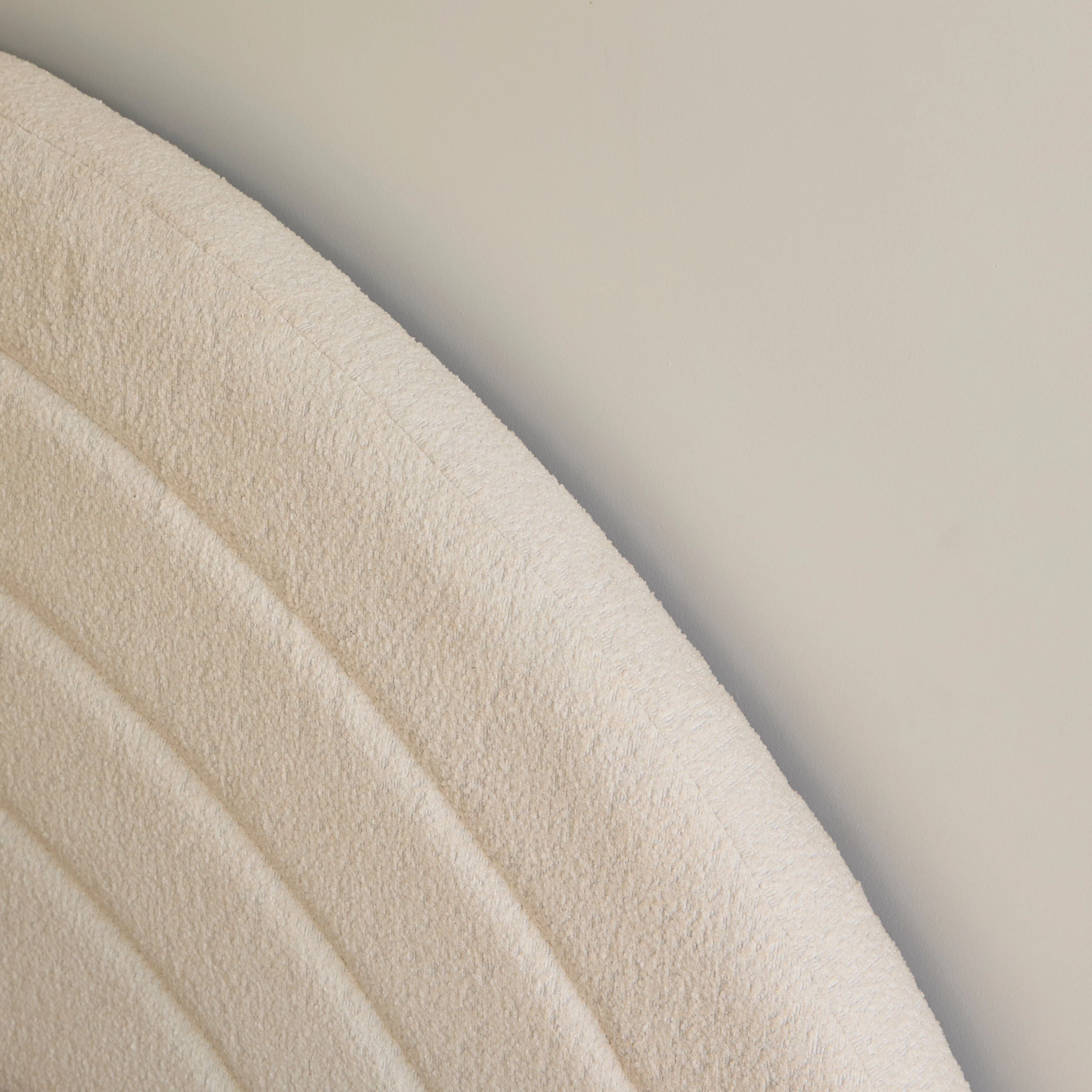 Mimi Double Ottoman Bed - Chalk White Boucle - Image 4