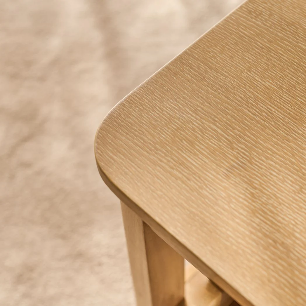 Noah Whitewash Oak Rectangular Coffee Table - Image 7